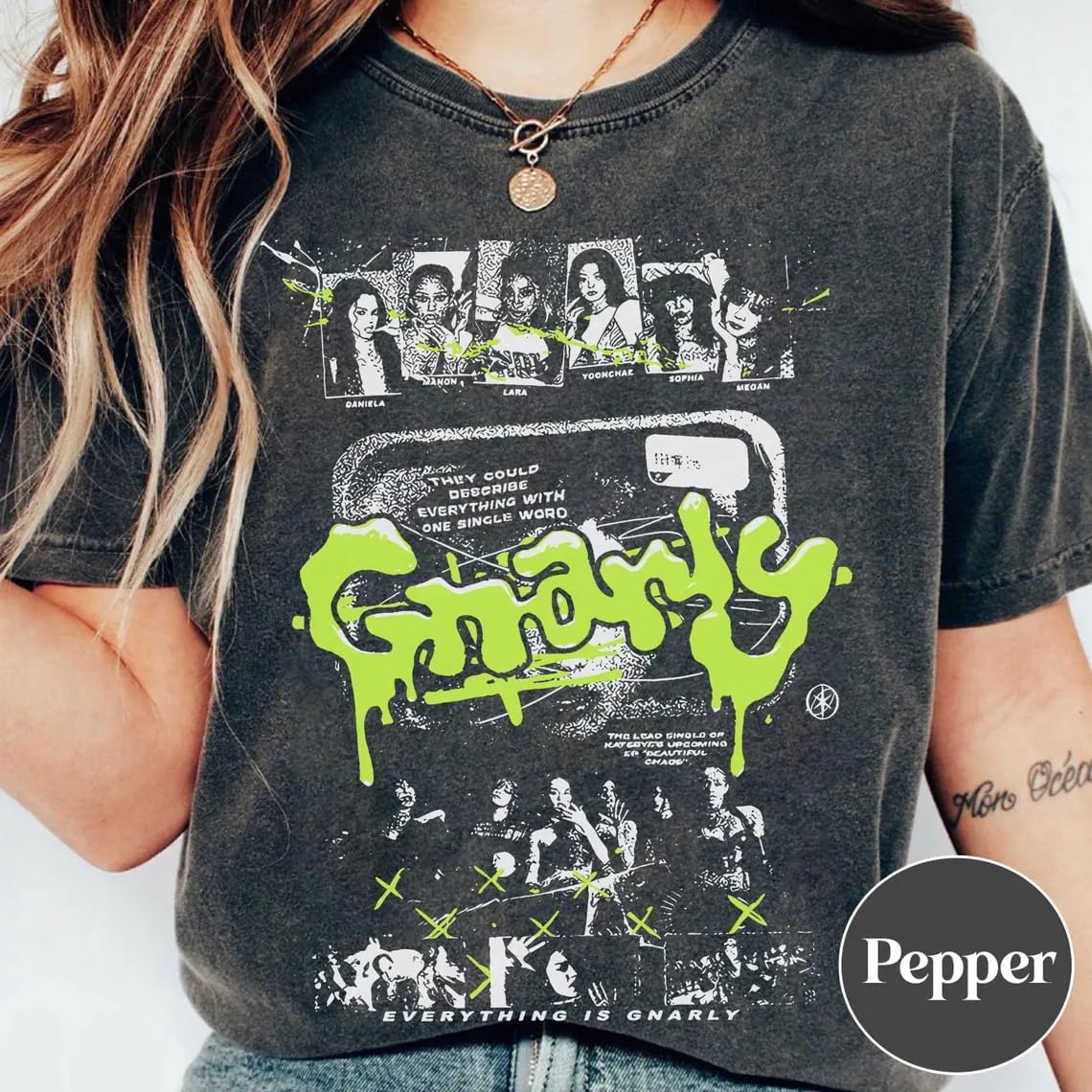 Vintage Graphic Shirt Pop Culture Tee - KATSEYE MERCH​