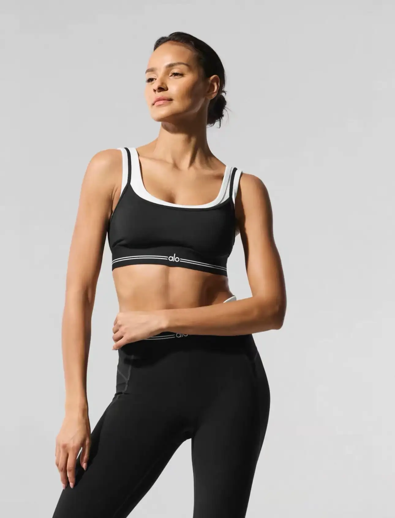 Alo Seamless Sports Bra 2-Piece Set with Leggings or Tennis Skirt