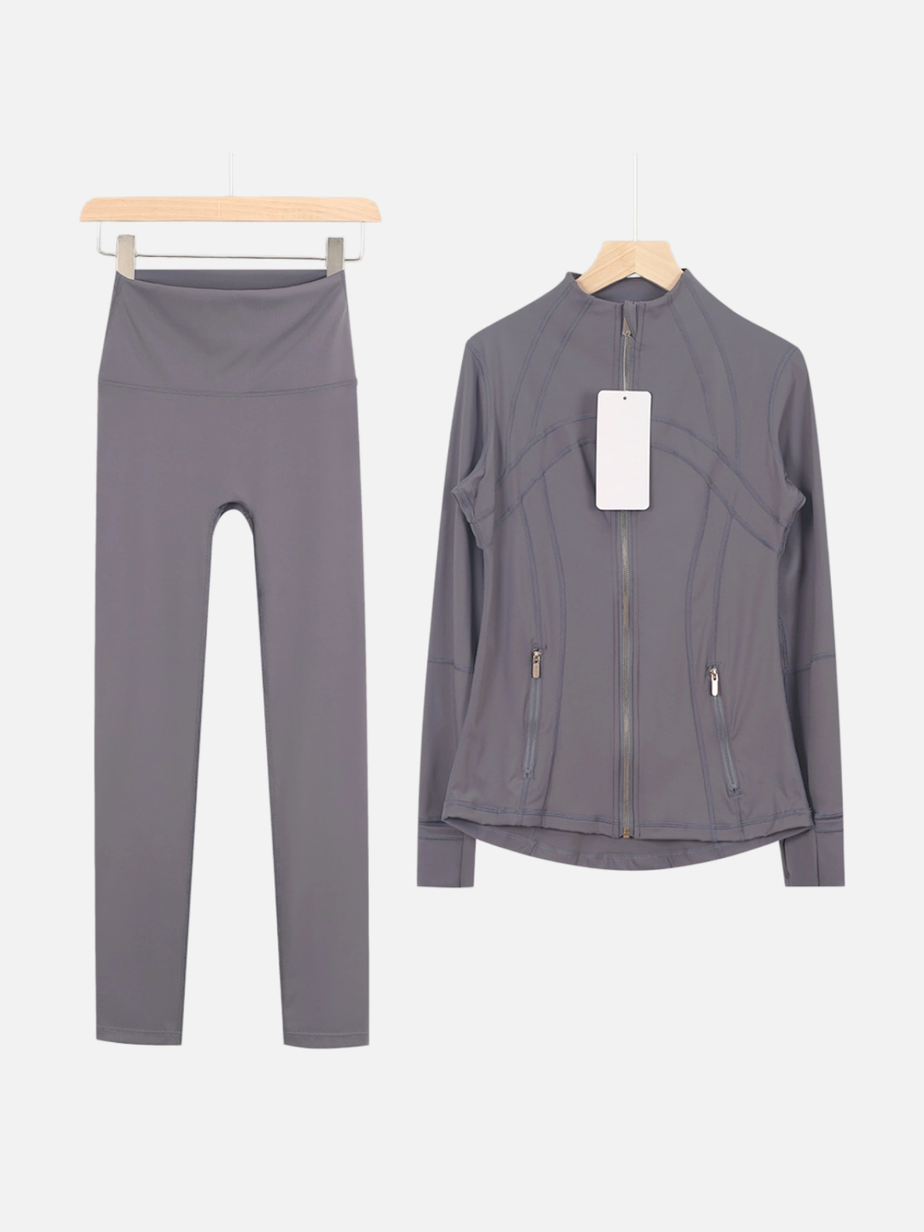 lululemon Zip-Up Jacket & Leggings 2-Piece Set - Lulualo