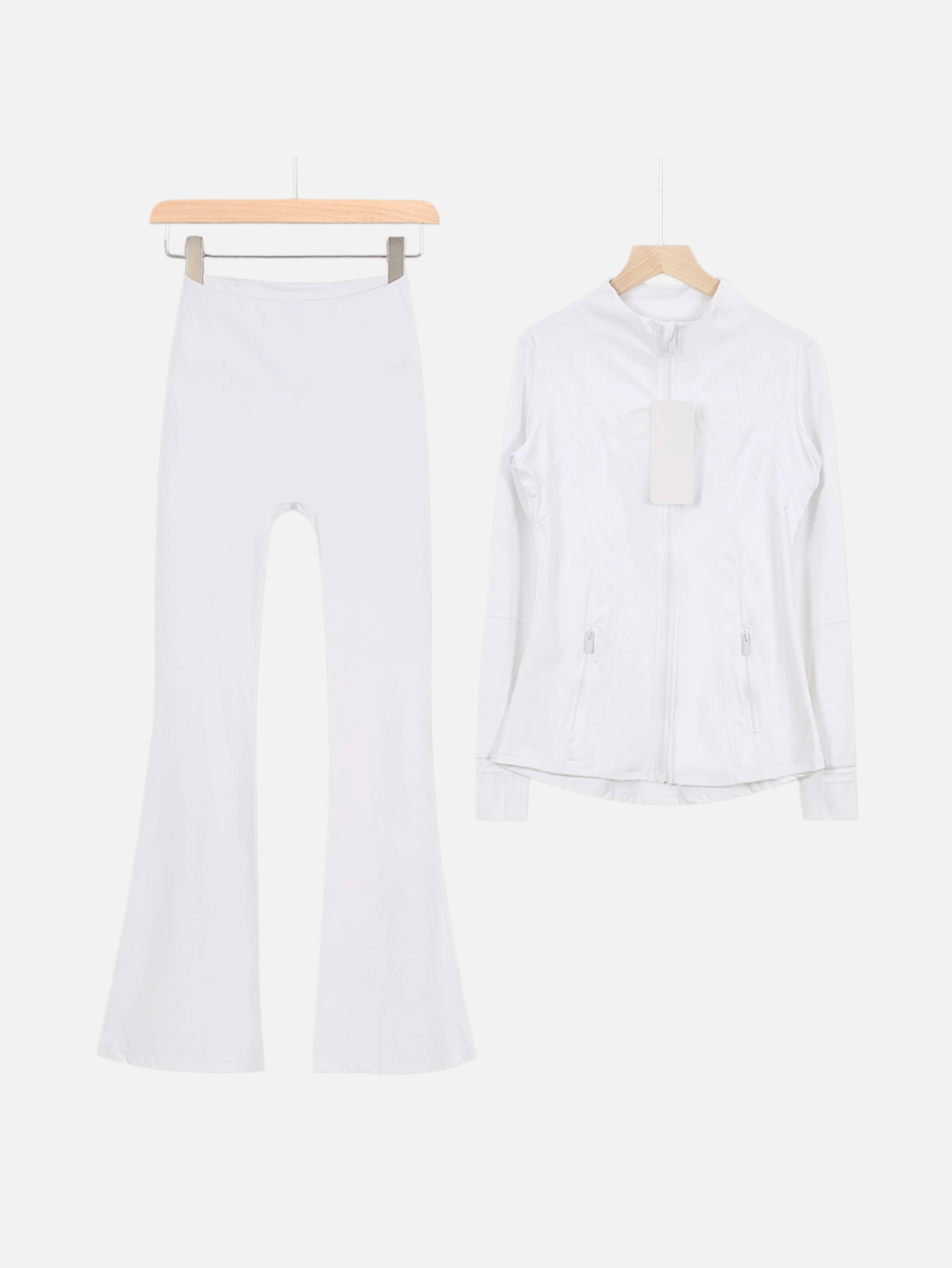lululemon Zip-Up Jacket & Flared Pants 2-Piece Set - Lulualo