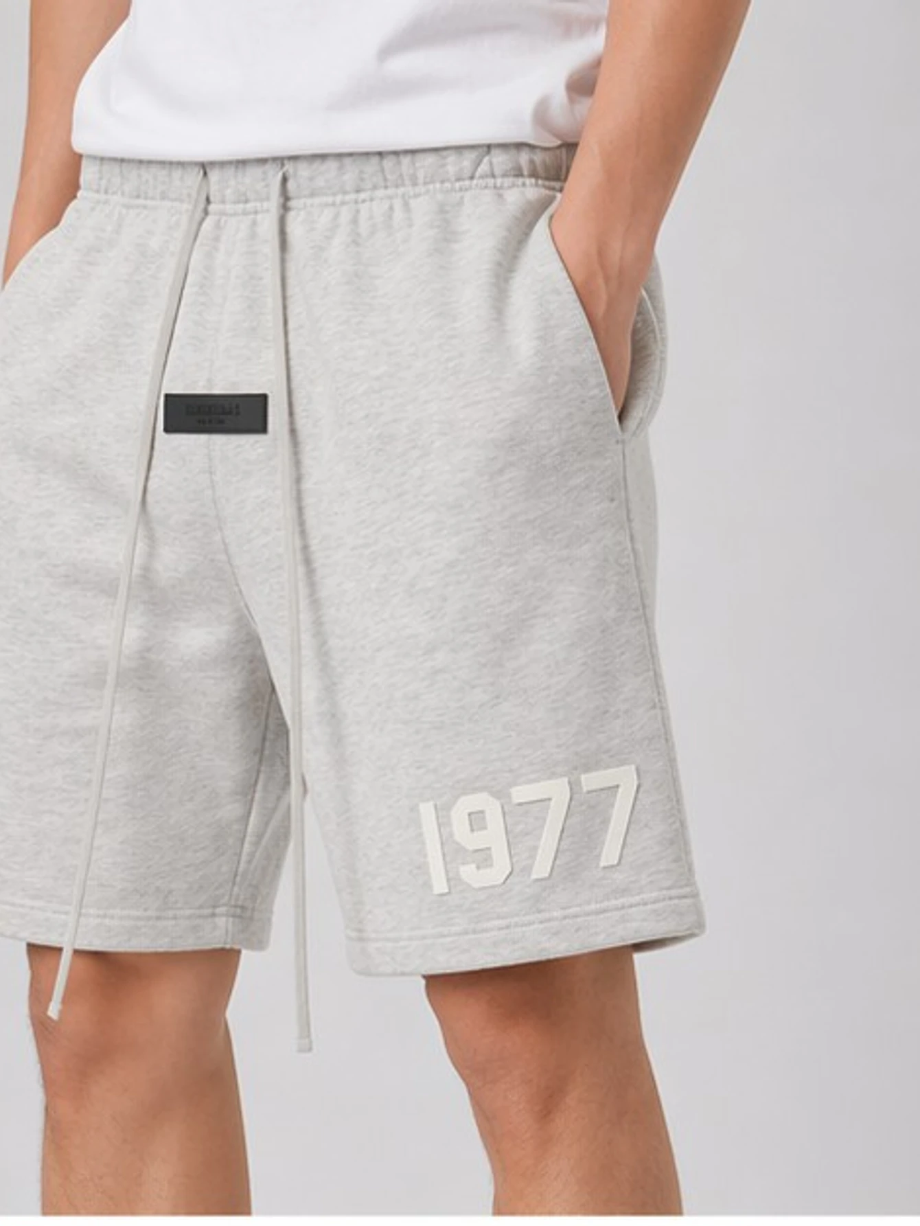 Essentials Light Oatmeal 1977 Shorts | US Warehouse - Lulualo