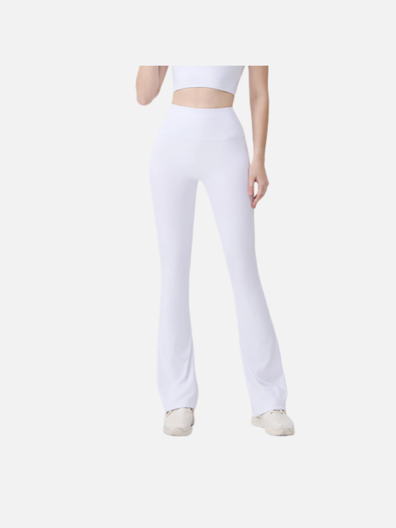 Women's High-Waist Split Flare Yoga Pants - Lulualo