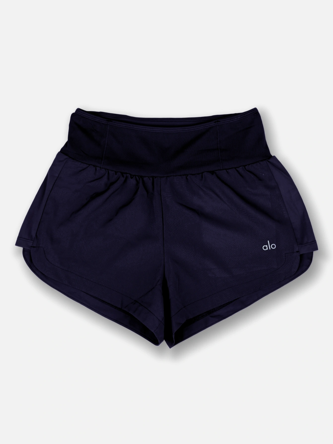 Women High Waist Lined Running Shorts, Quick Dry Lightweight 2-in-1 Athletic Shorts, Elastic Waist Workout Gym Yoga Shorts with Hidden Pocket - Lulualo