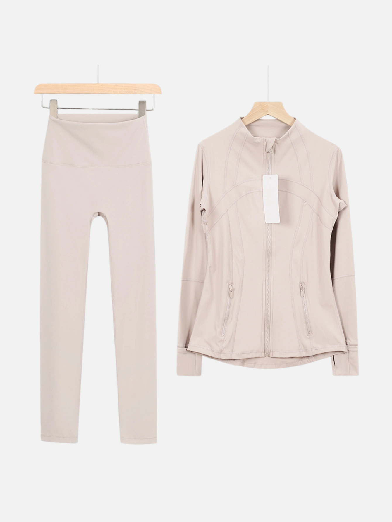 lululemon Zip-Up Jacket & High-Waist Slim Pants 2-Piece Set - Lulualo