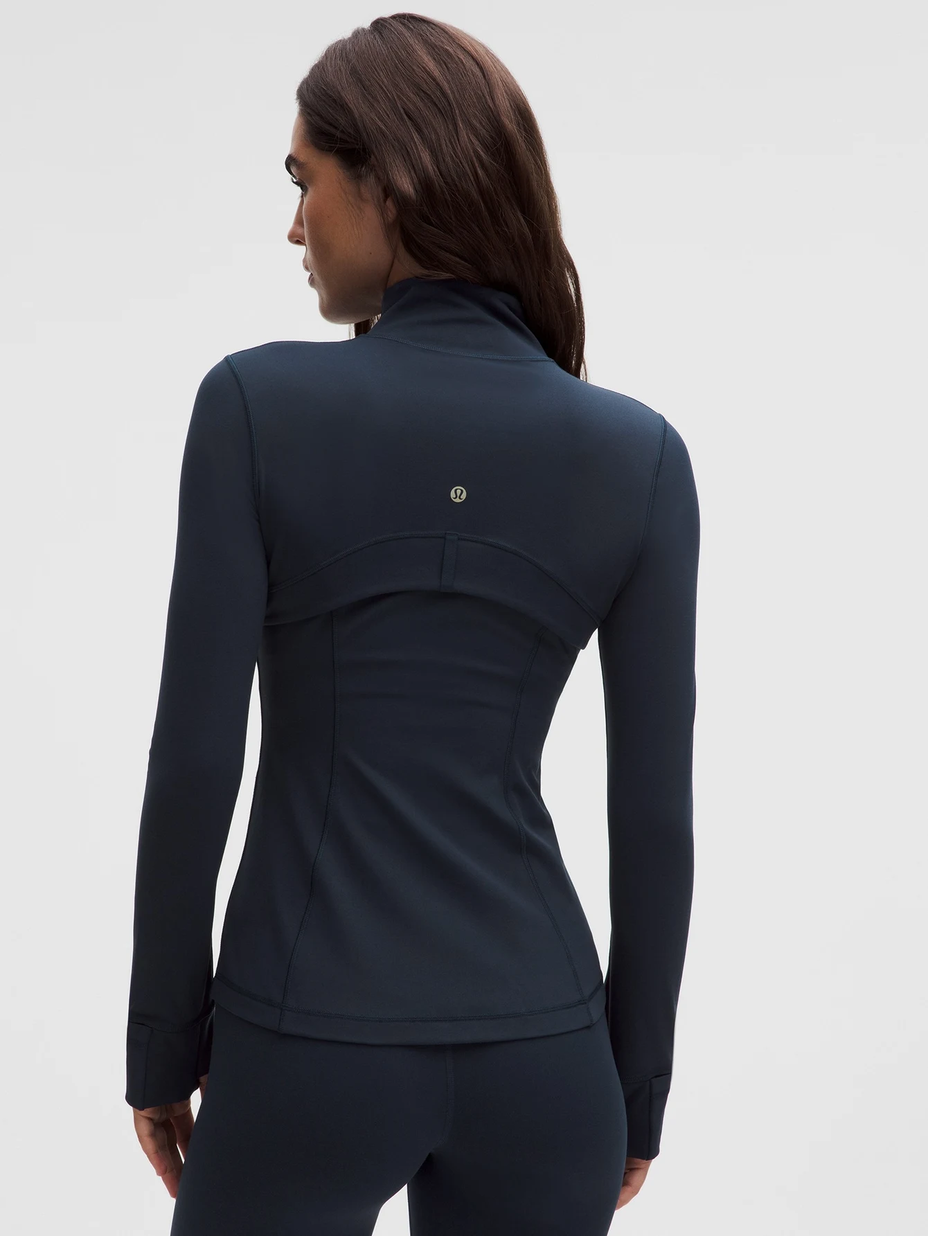Lululemon Blue Light-Gold Zip Athletic Jacket | US Warehouse - Lulualo