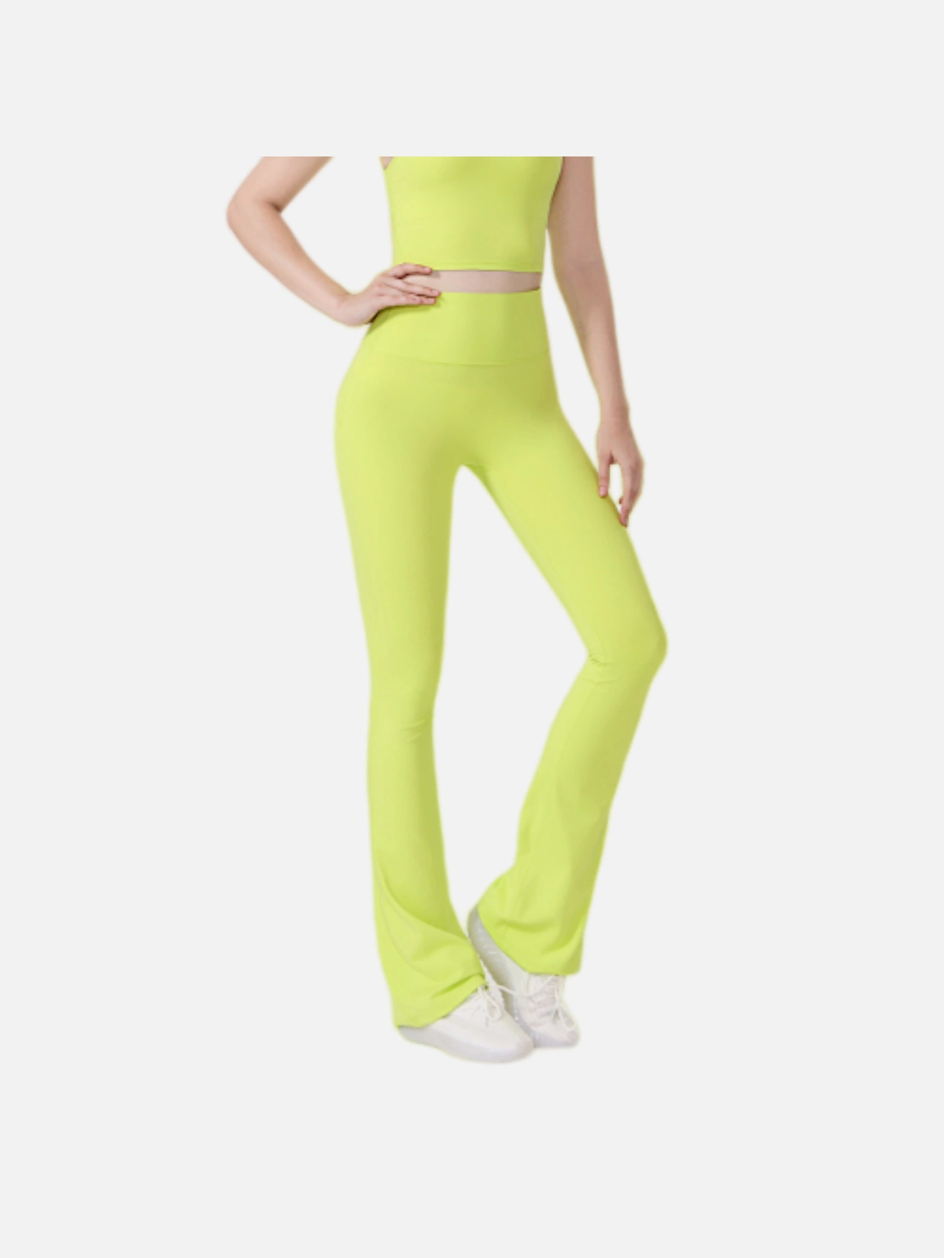 Women's High-Waist Split Flare Yoga Pants - Lulualo