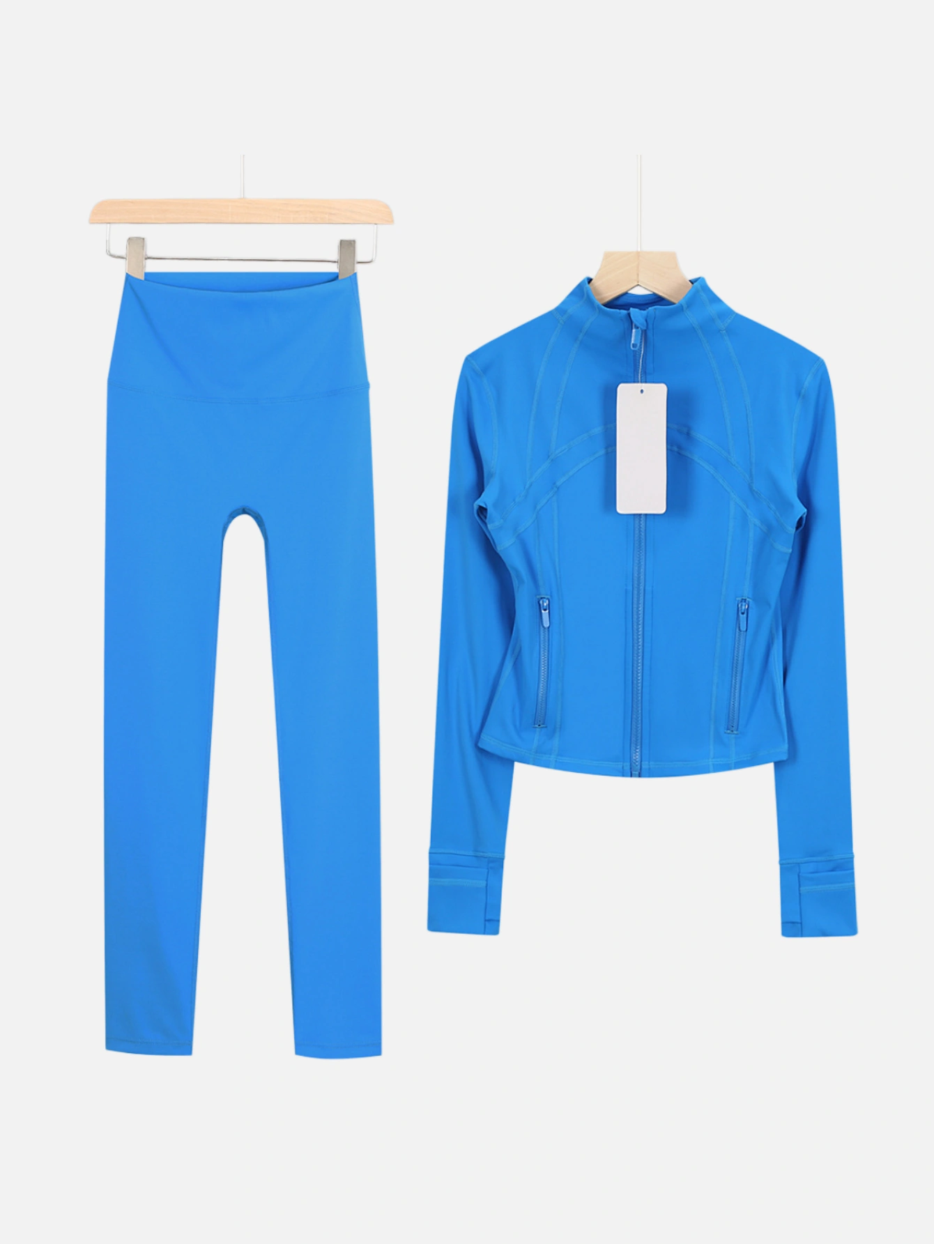 lululemon Cropped Zip-Up Jacket & High-Waist Slim Pants 2-Piece Set - Lulualo