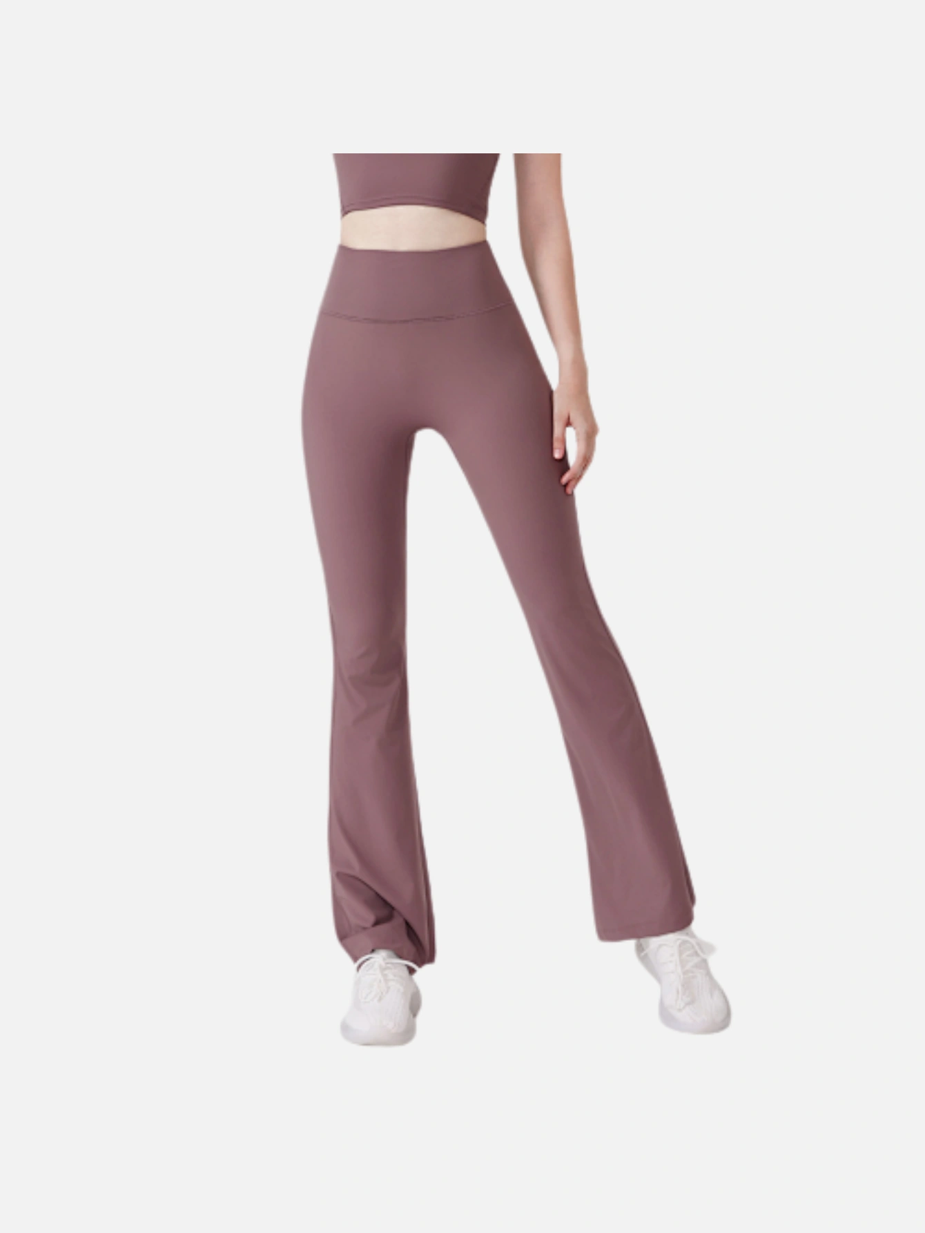 Women's High-Waist Split Flare Yoga Pants - Lulualo