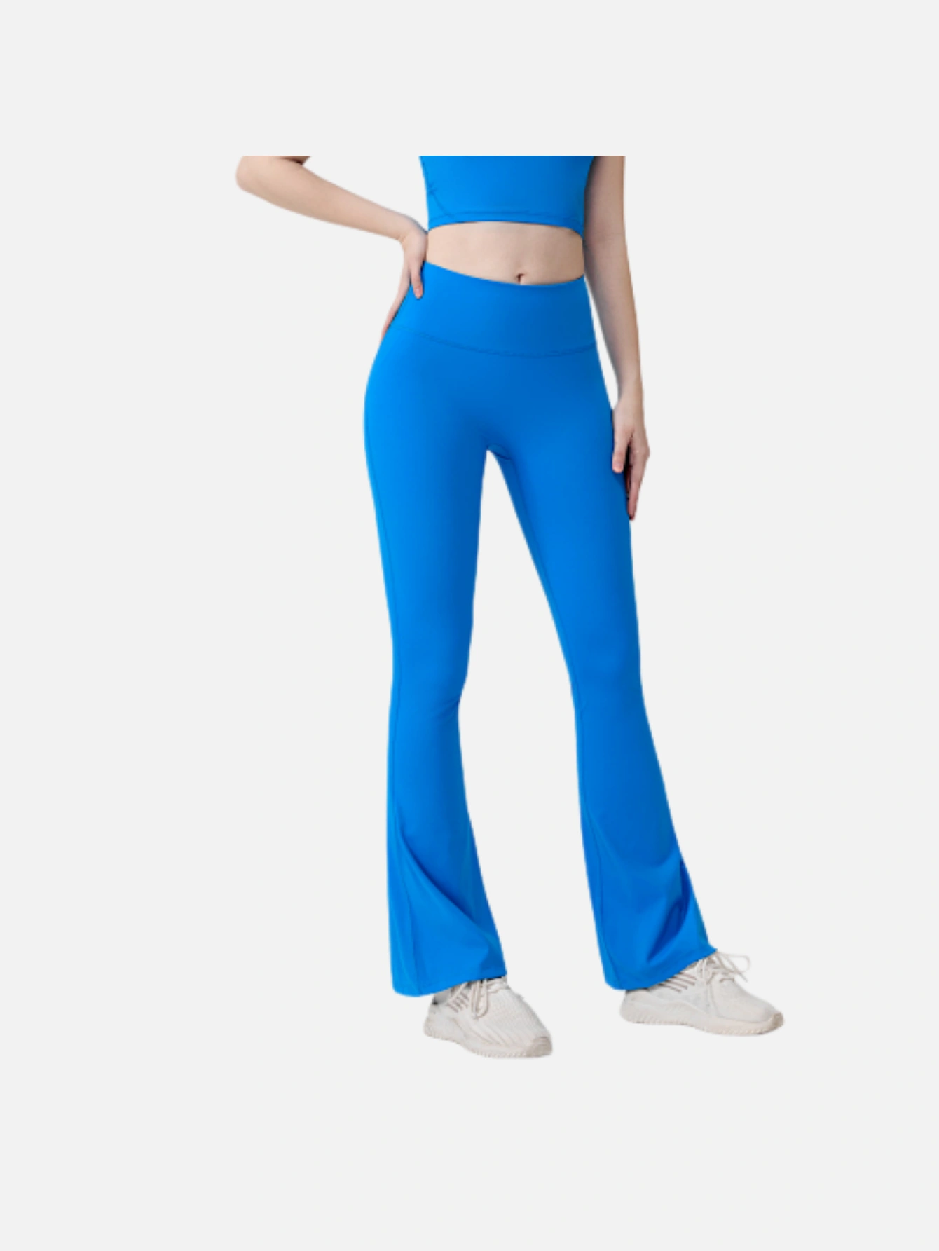 Women's High-Waist Split Flare Yoga Pants - Lulualo