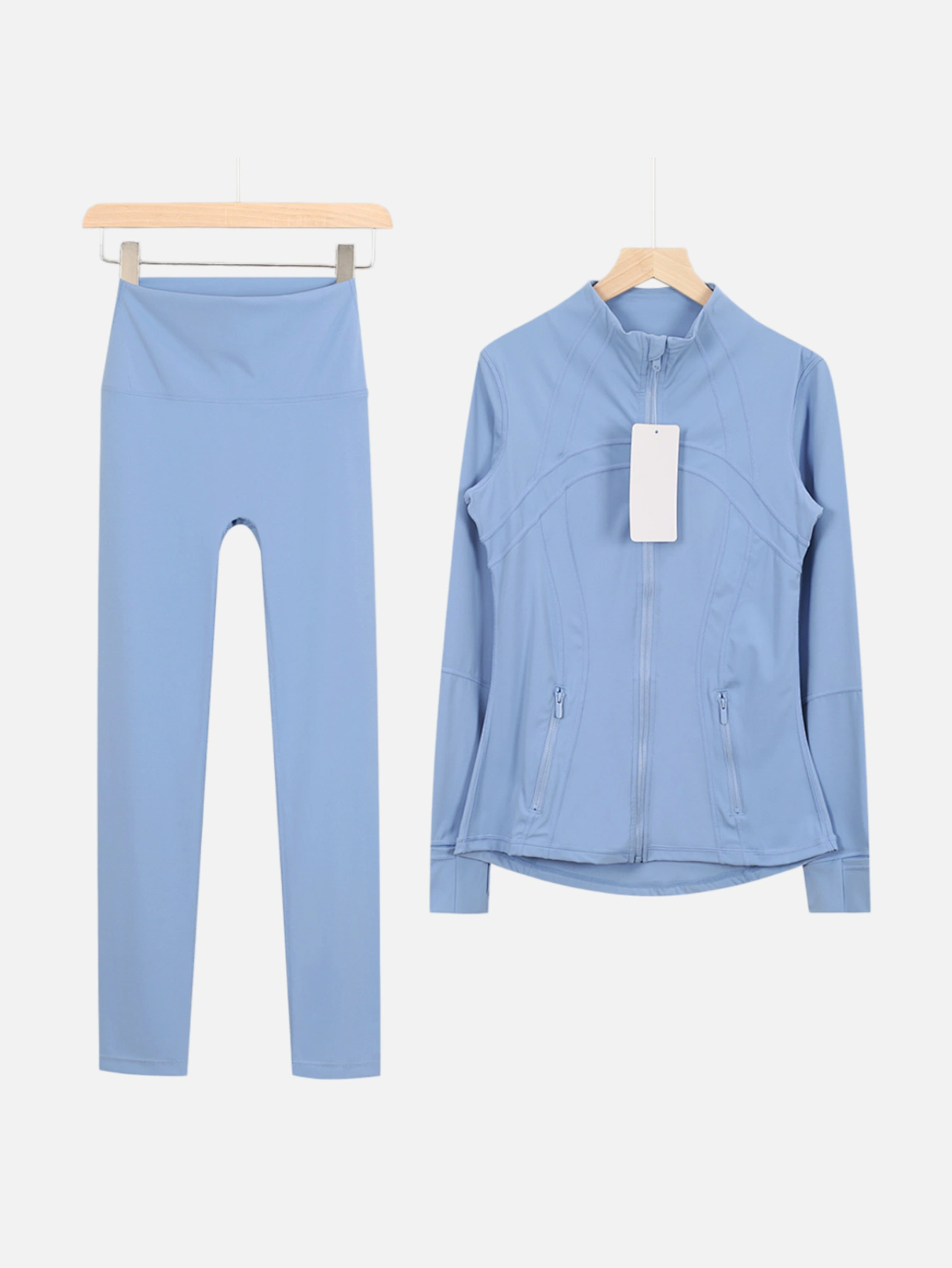 lululemon Zip-Up Jacket & High-Waist Slim Pants 2-Piece Set - Lulualo