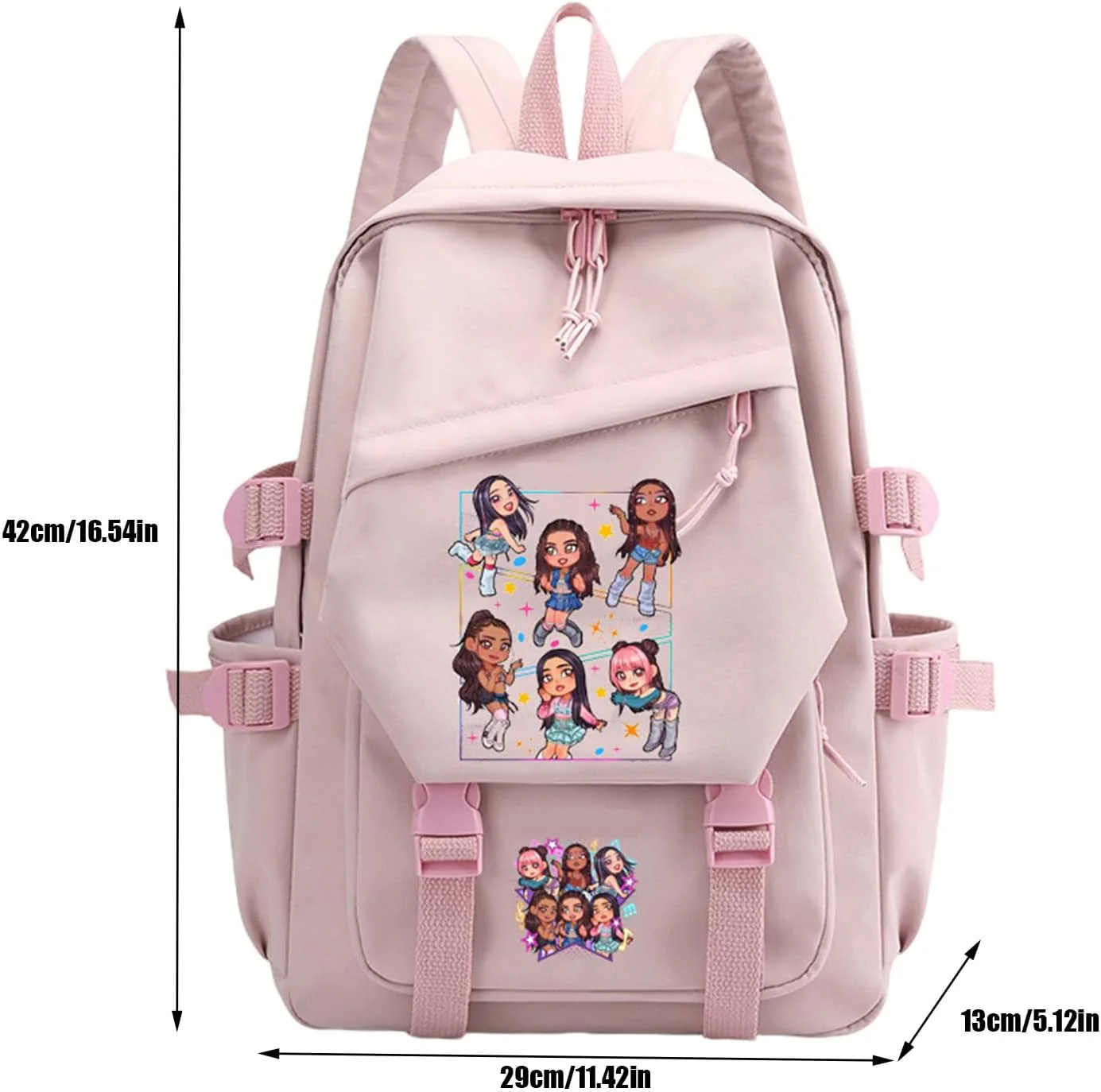 Katseye Backpack Lightweight Campus Bag For Girls Teens - KATSEYE MERCH​