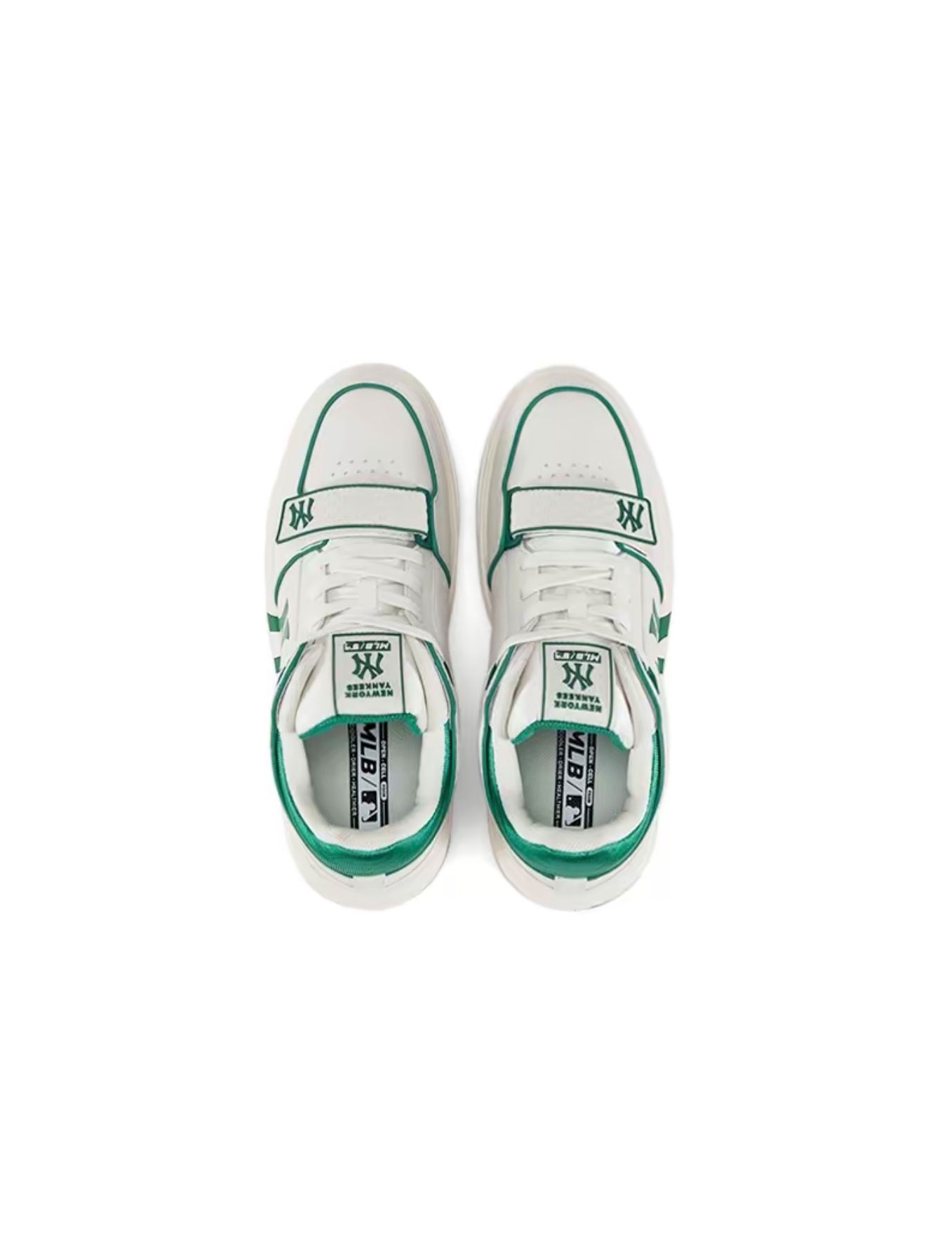 Chunky Liner Mid Sneakers New York Yankees Monogram Casual Shoes Unisex Thick-Sole Platform Trainers Multi-Colors Available Retro Streetwear Style for Men Women - Lulualo