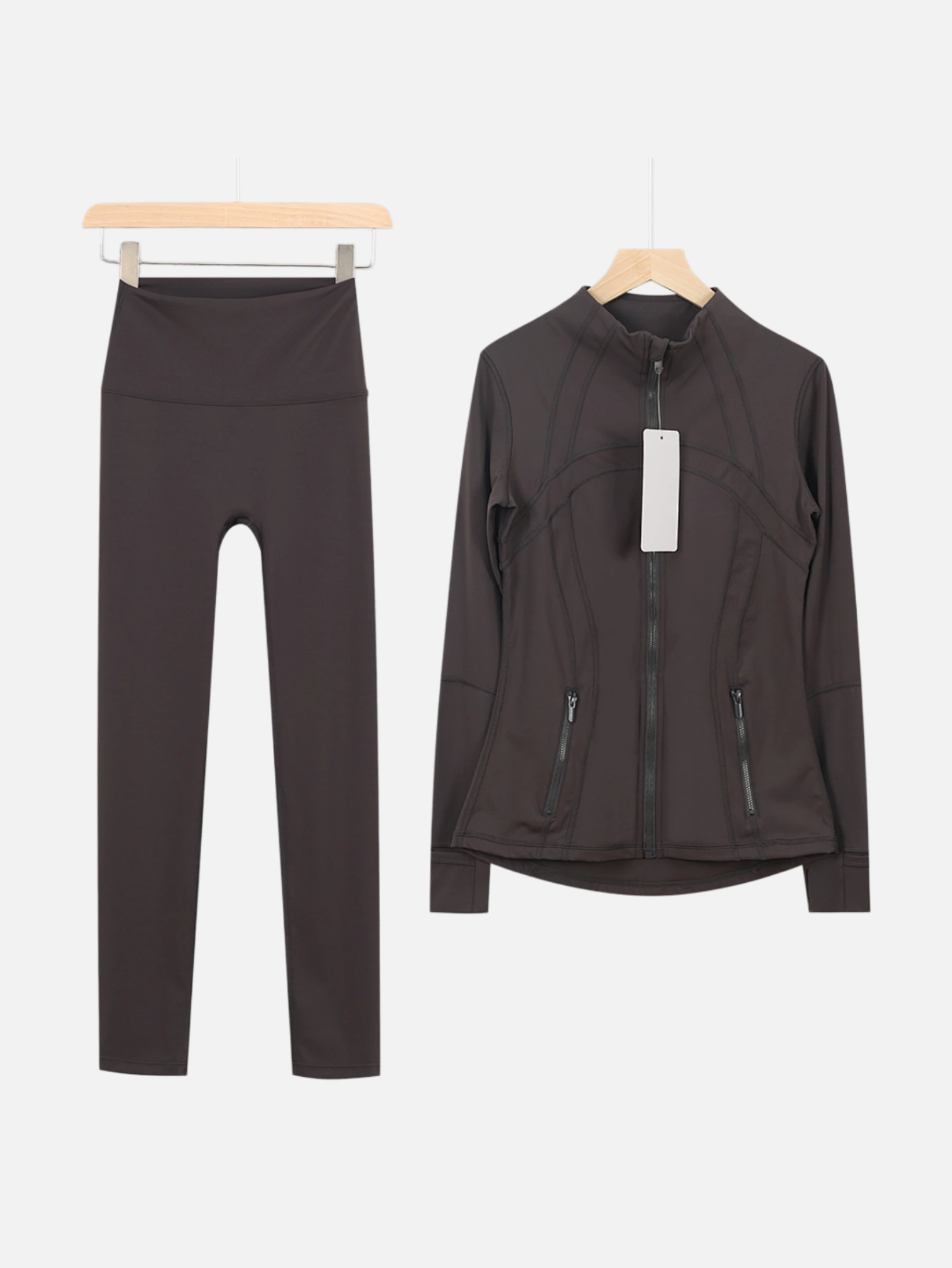 lululemon Zip-Up Jacket & High-Waist Slim Pants 2-Piece Set - Lulualo