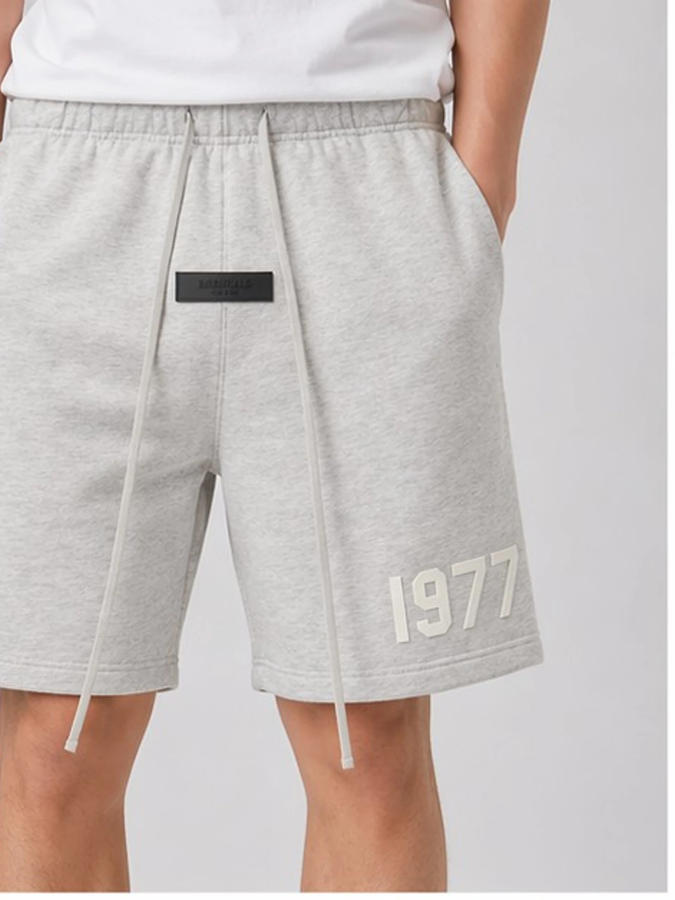 Essentials Light Oatmeal 1977 Shorts | US Warehouse - Lulualo