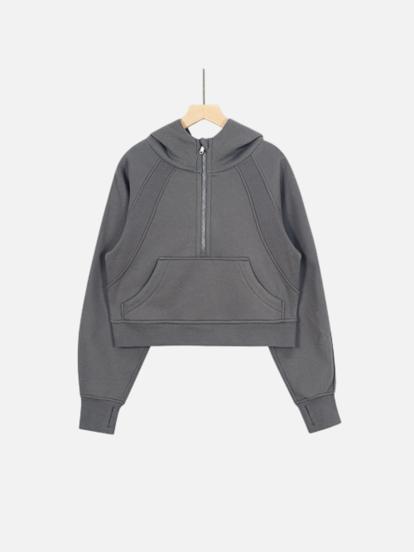 lululemon Cropped Half-Zip Hoodie - Lulualo