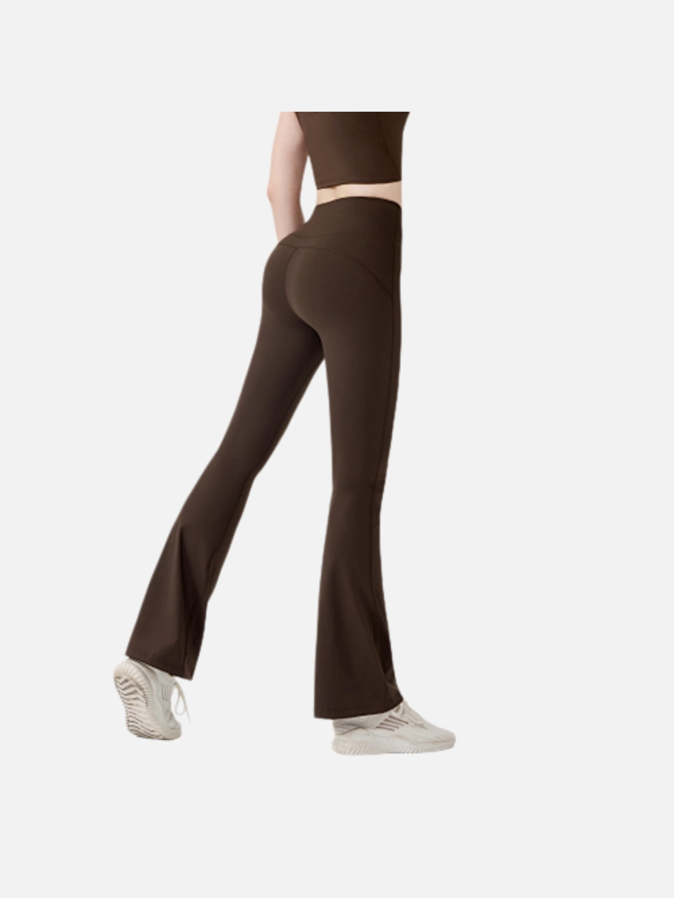 Women's High-Waist Split Flare Yoga Pants - Lulualo