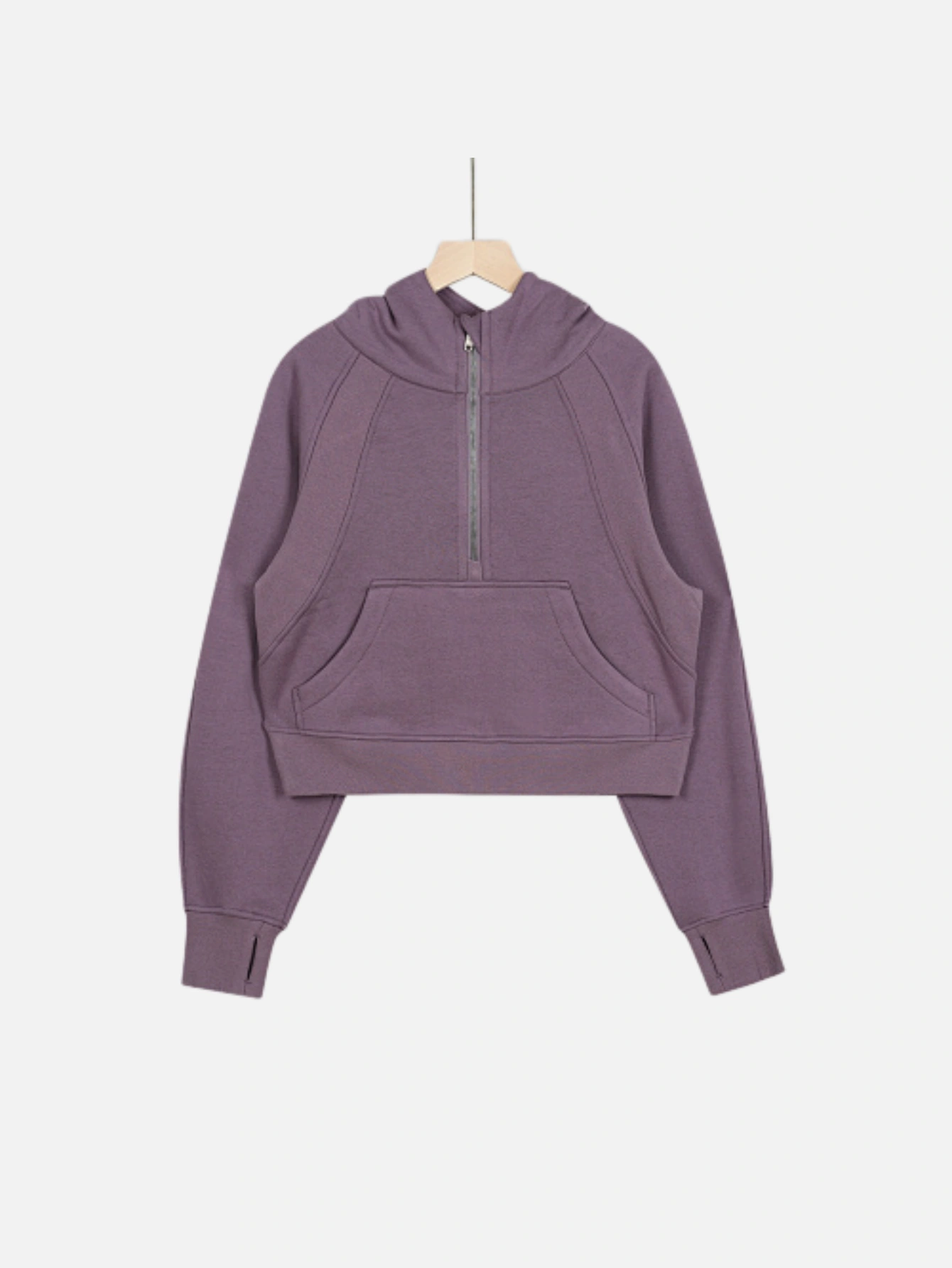 lululemon Cropped Half-Zip Hoodie - Lulualo