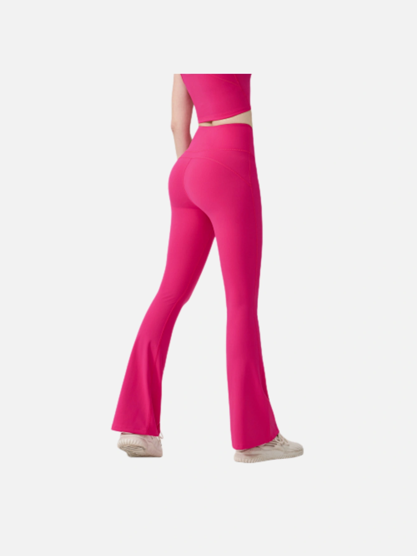 Women's High-Waist Split Flare Yoga Pants - Lulualo