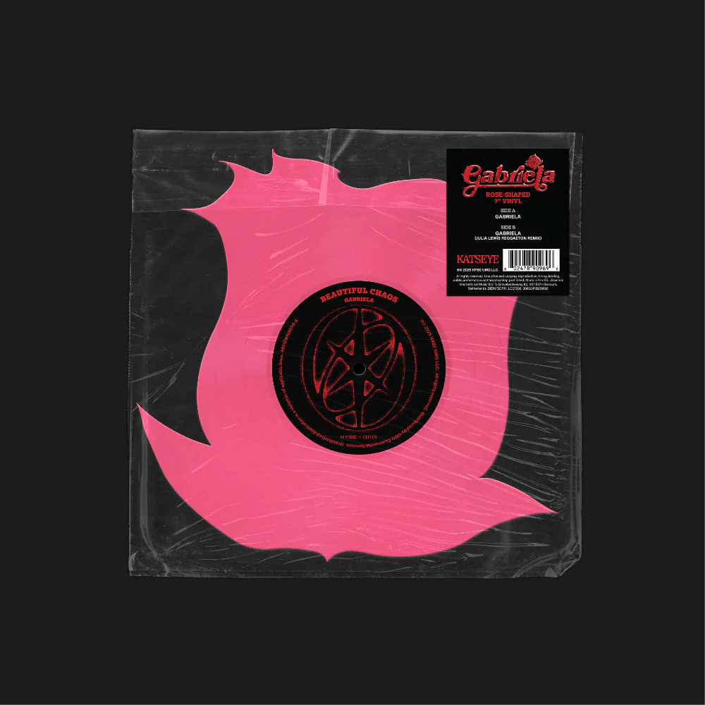 Gabriela Rose Die-Cut 7 Vinyl - KATSEYE MERCH​