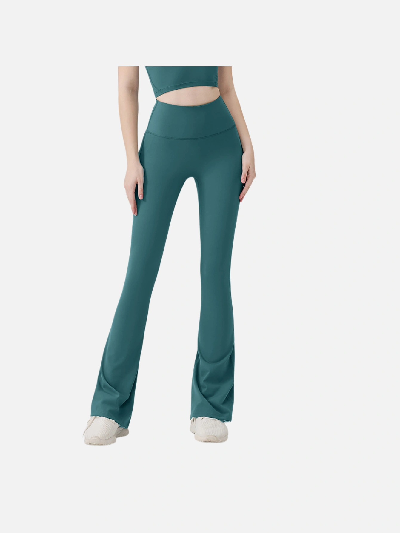 Women's High-Waist Split Flare Yoga Pants - Lulualo
