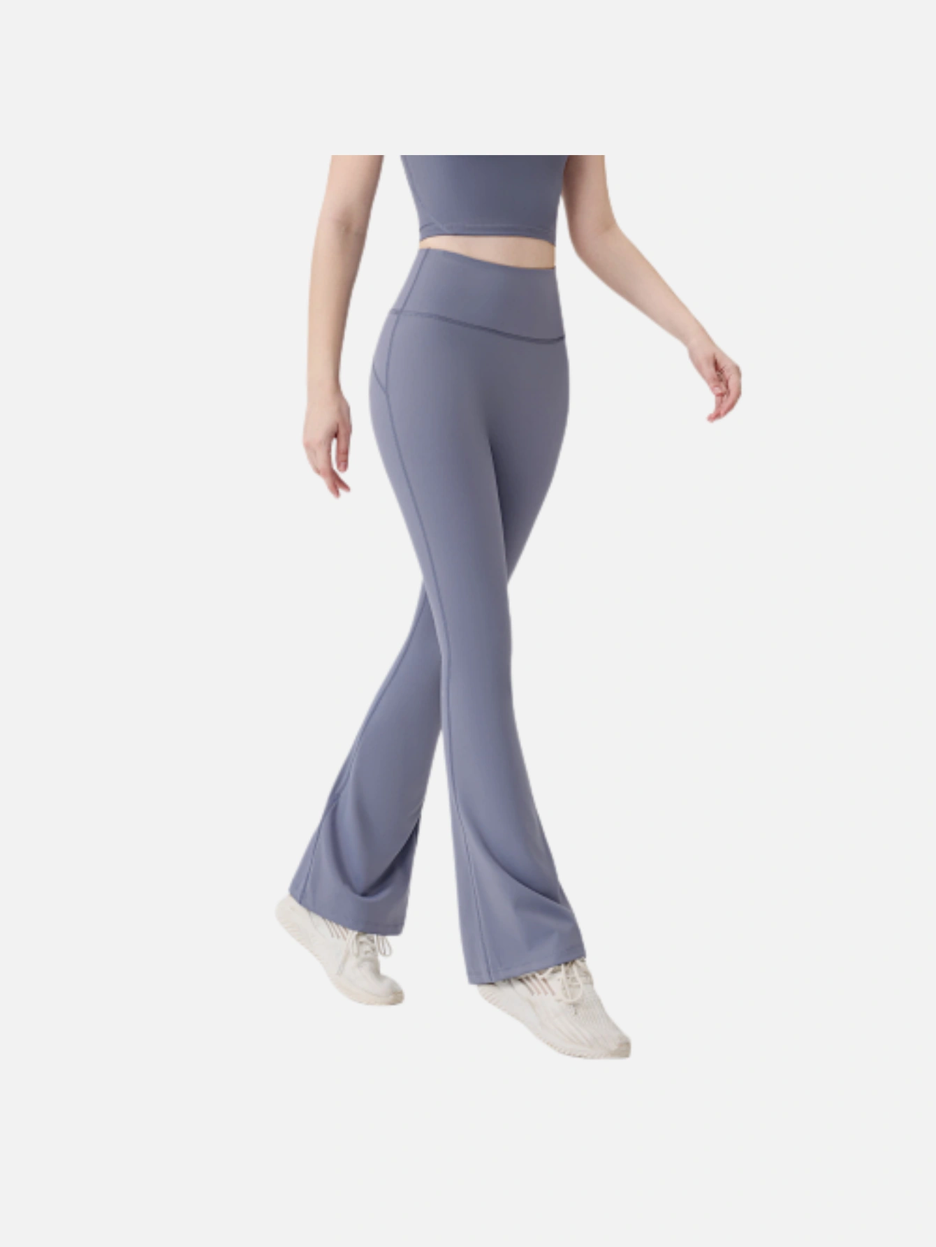 Women's High-Waist Split Flare Yoga Pants - Lulualo