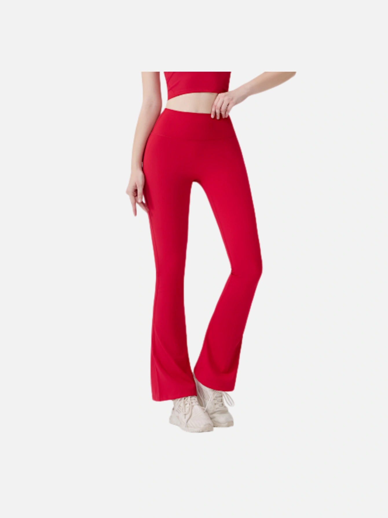 Women's High-Waist Split Flare Yoga Pants - Lulualo