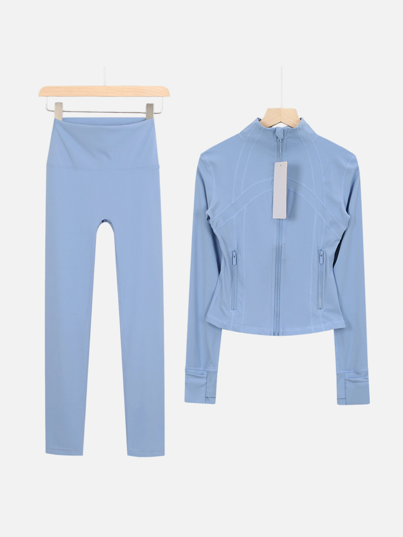 lululemon Cropped Zip-Up Jacket & High-Waist Slim Pants 2-Piece Set - Lulualo