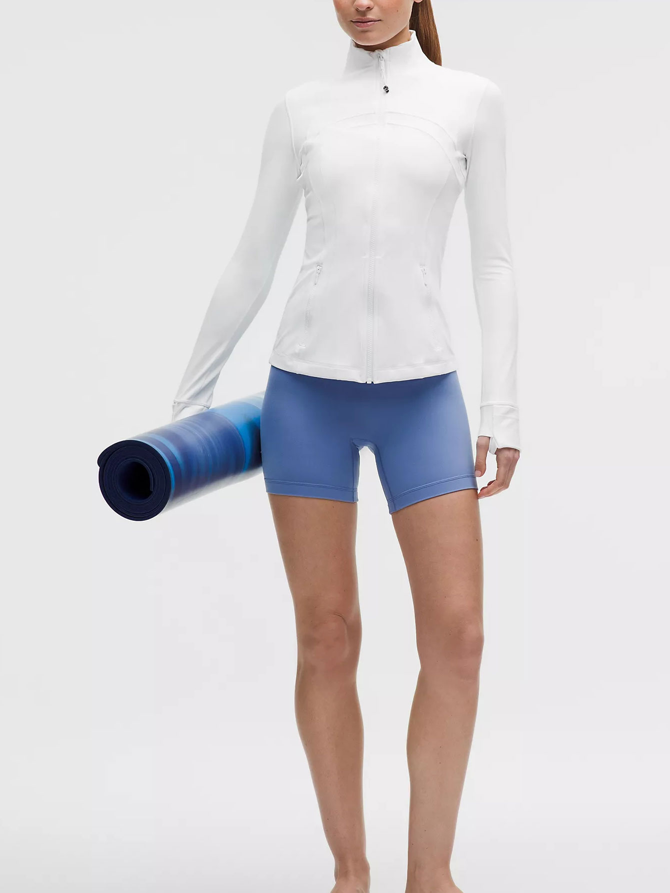 [Fast Ship From US Warehouse]High Elastic Full-Zip Athletic Running Yoga Jacket - Lulualo