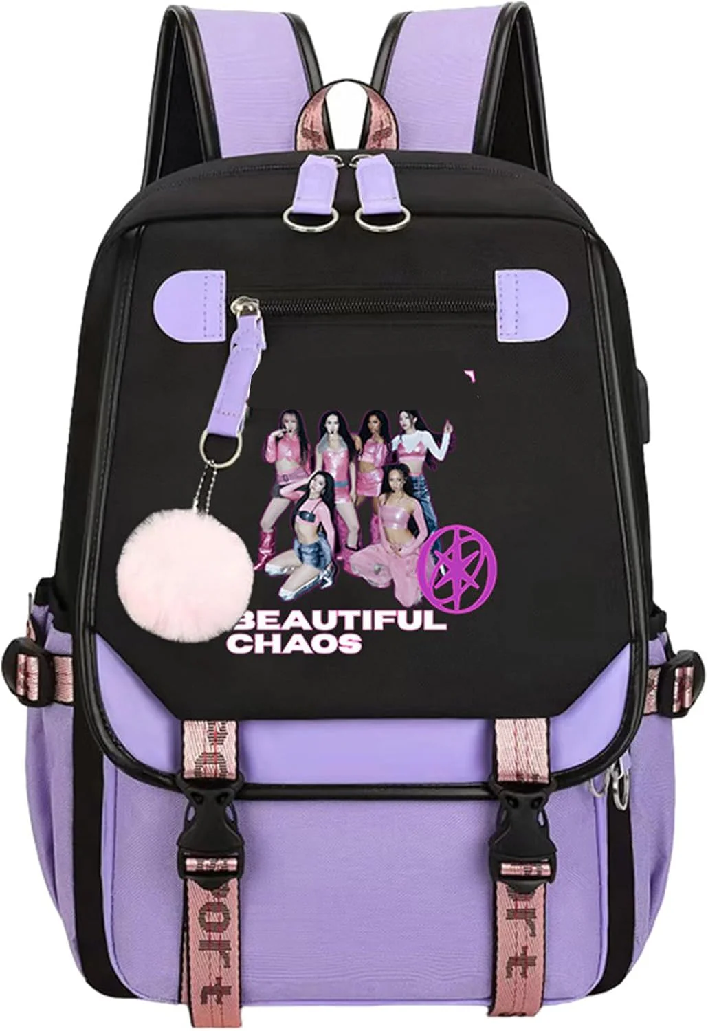 Katseye Lightweight Campus Backpack For Girls Teens - KATSEYE MERCH​