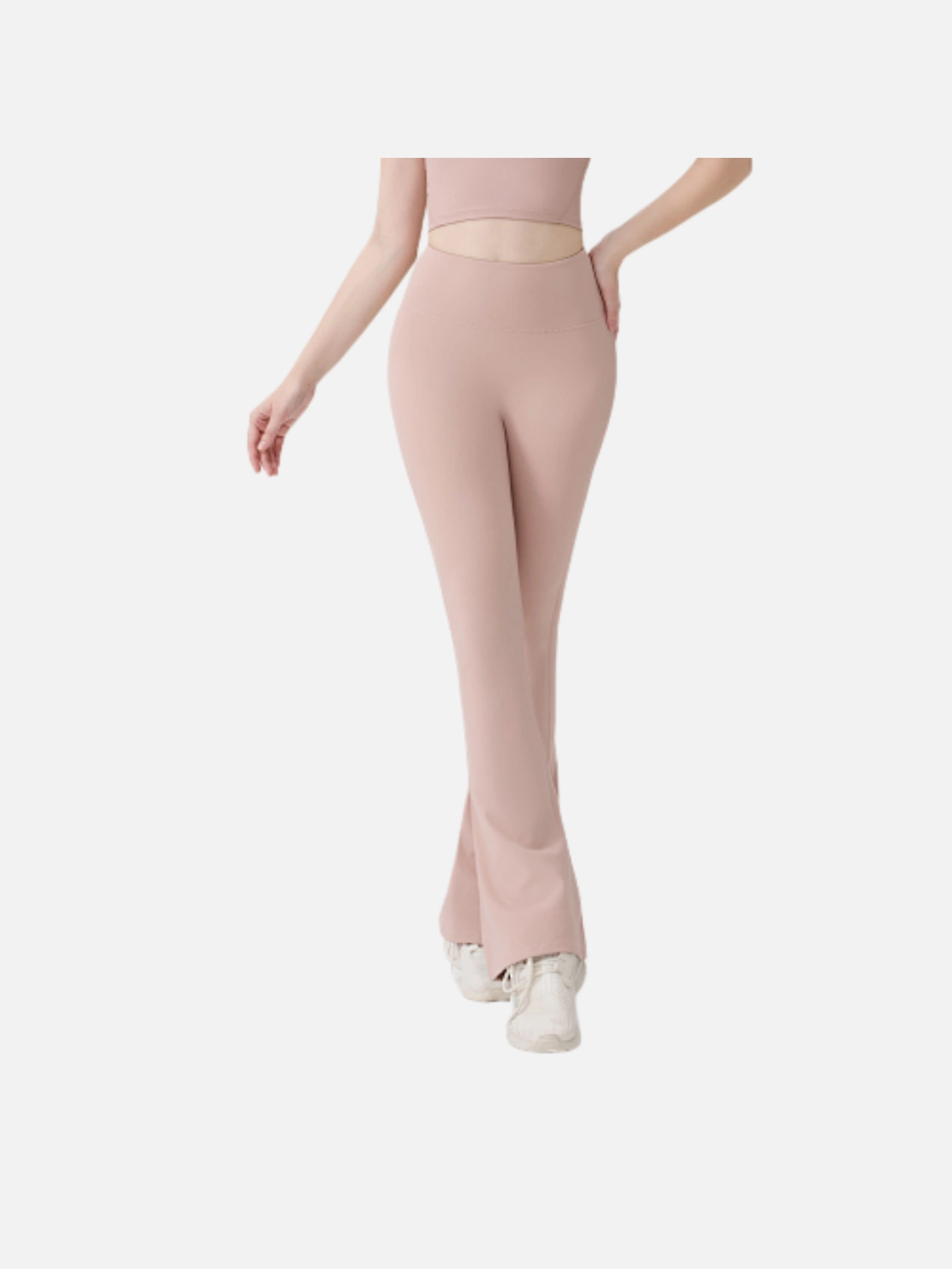 Women's High-Waist Split Flare Yoga Pants - Lulualo