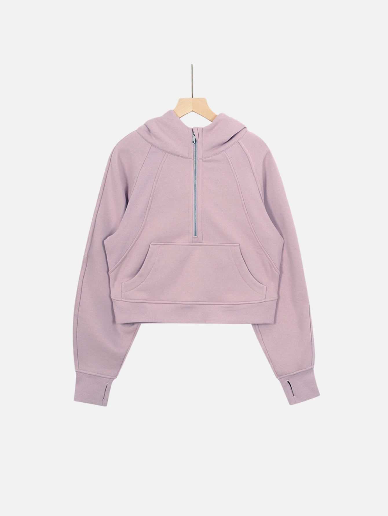 lululemon Cropped Half-Zip Hoodie - Lulualo