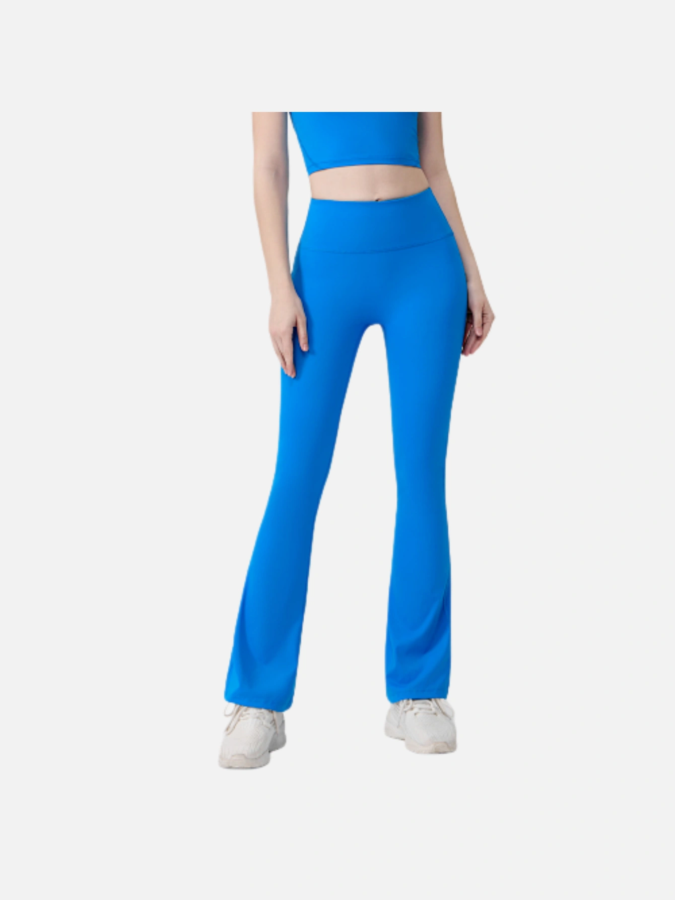 Women's High-Waist Split Flare Yoga Pants - Lulualo