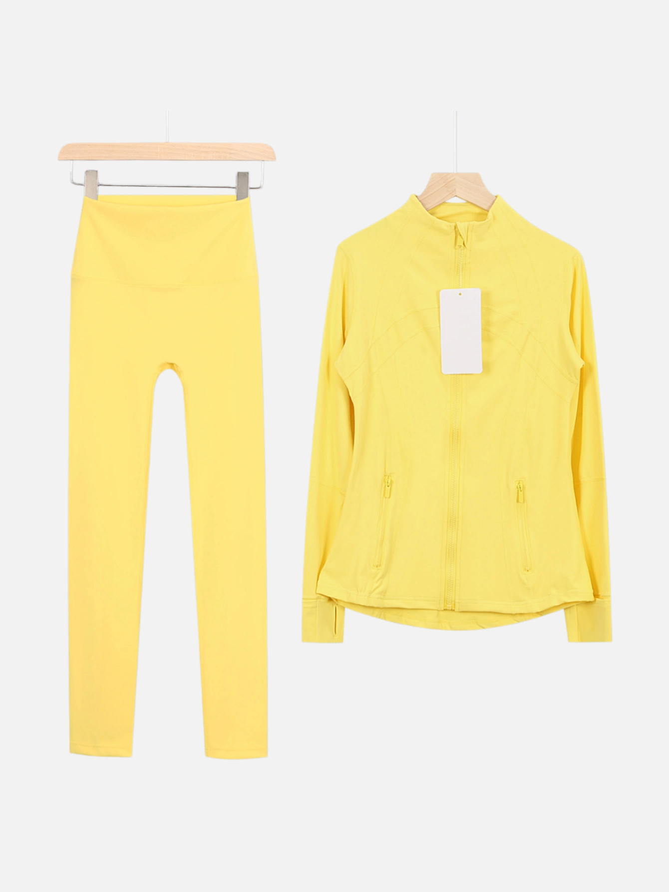 lululemon Zip-Up Jacket & High-Waist Slim Pants 2-Piece Set - Lulualo