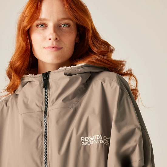 Adult Waterproof Changing Robe | Mocha