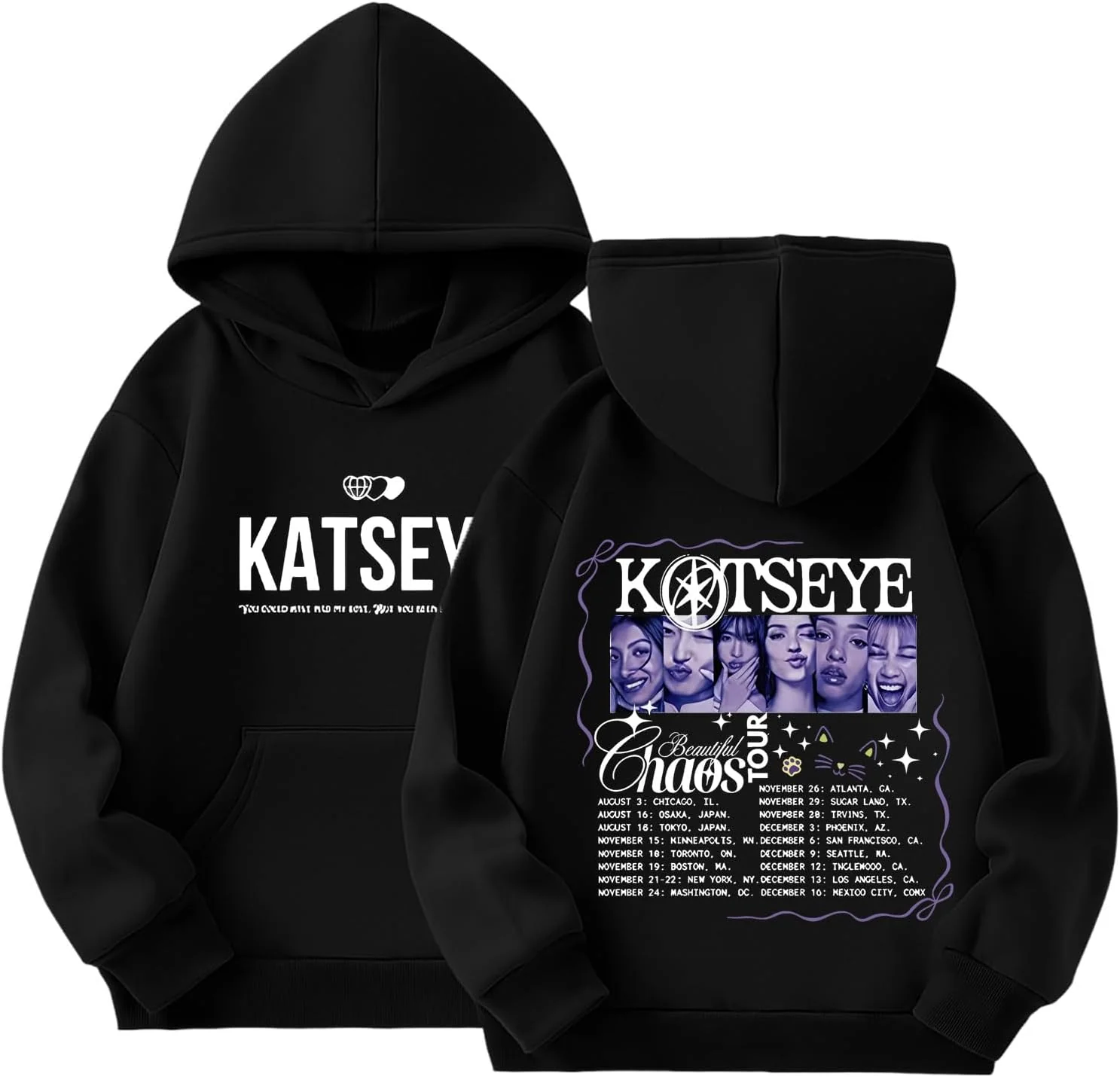 Cozy Concert Style Sweatshirt - KATSEYE MERCH​