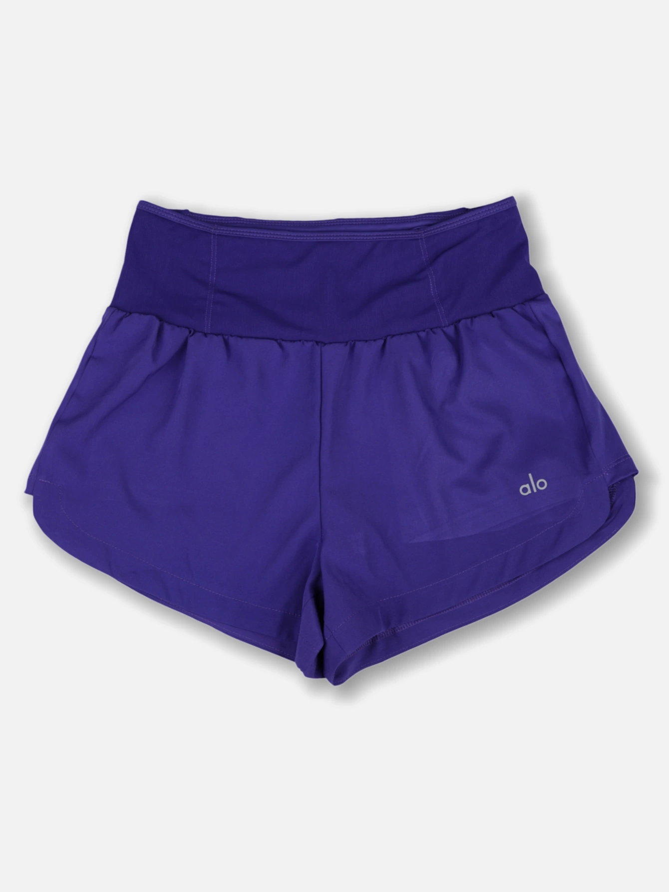 Women High Waist Lined Running Shorts, Quick Dry Lightweight 2-in-1 Athletic Shorts, Elastic Waist Workout Gym Yoga Shorts with Hidden Pocket - Lulualo