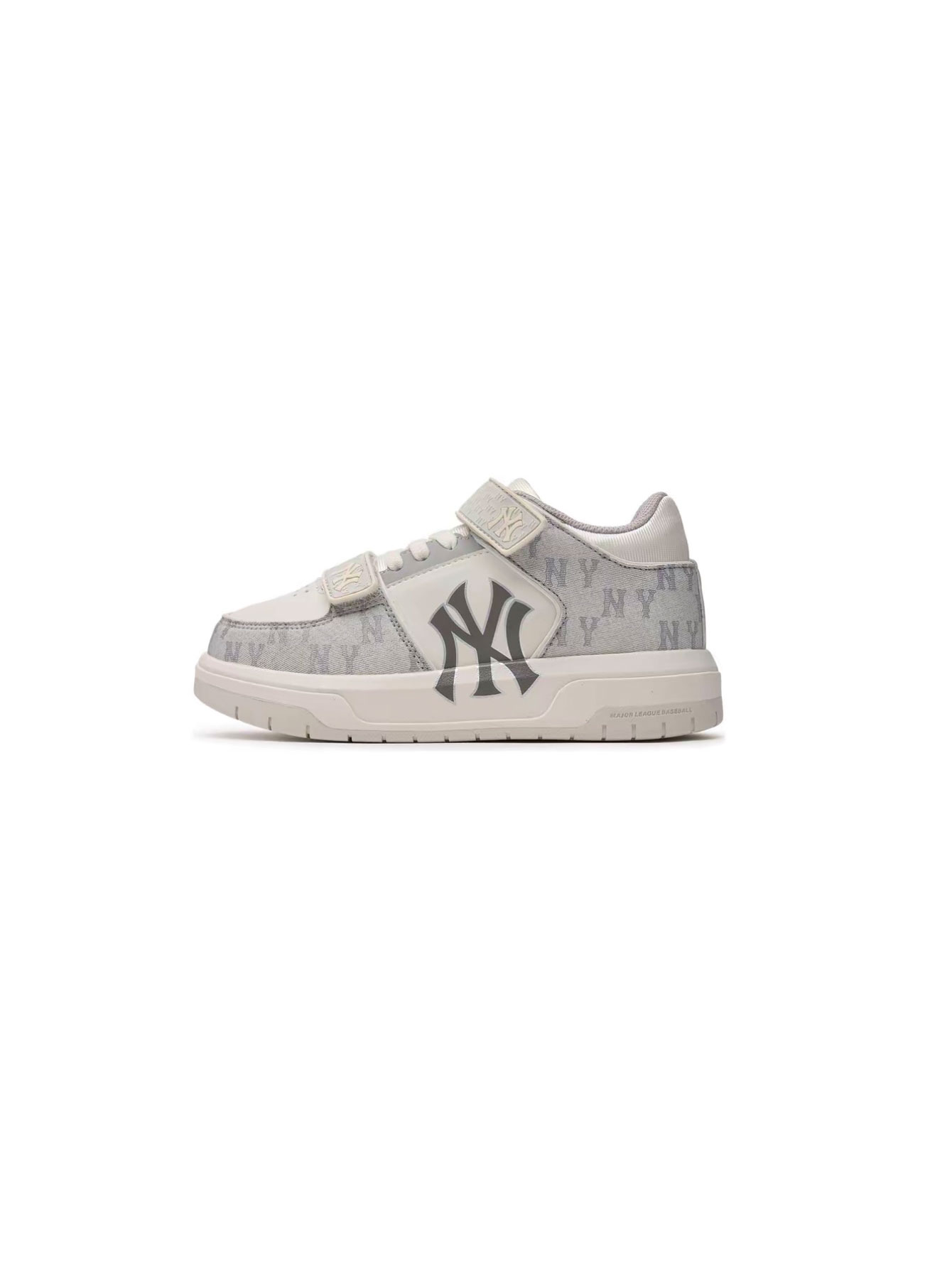 Chunky Liner Mid Sneakers New York Yankees Monogram Casual Shoes Unisex Thick-Sole Platform Trainers Multi-Colors Available Retro Streetwear Style for Men Women - Lulualo