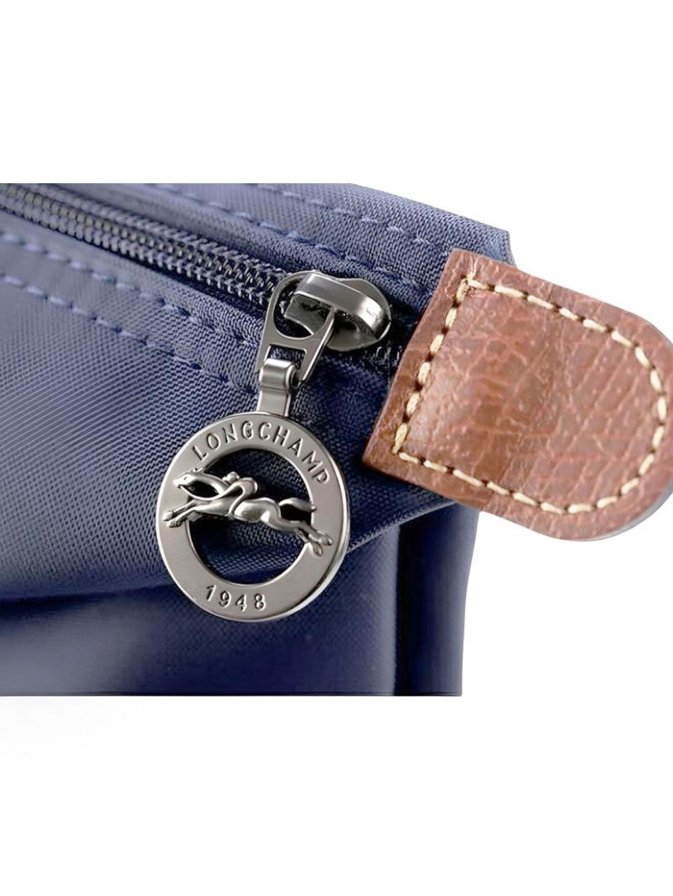 [Fast Ship From US Warehouse]Classic Leather Trim Nylon Tote Handbag - Lulualo