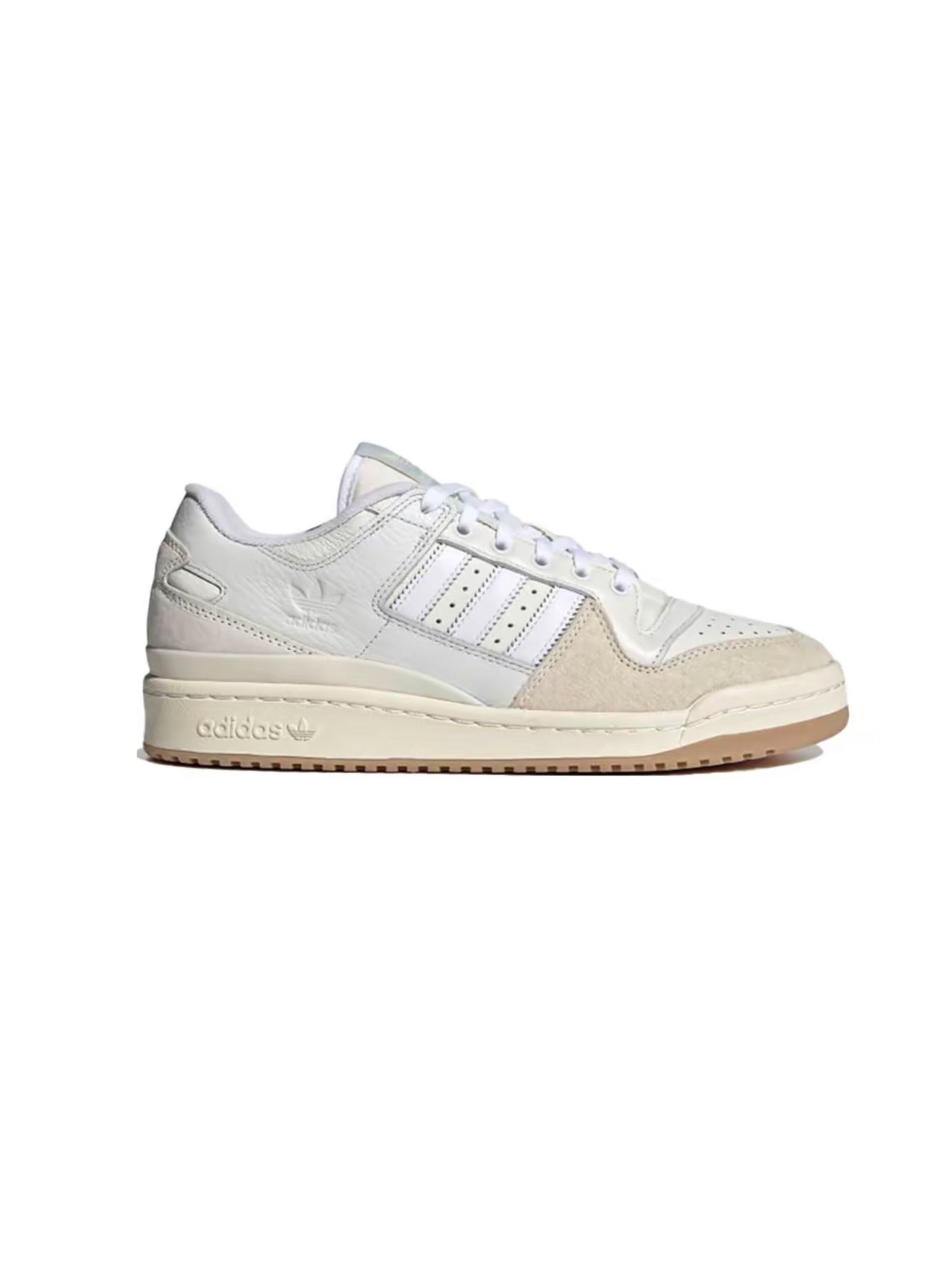 Forum Retro Leather & Suede Low-Top Sneakers - Lulualo