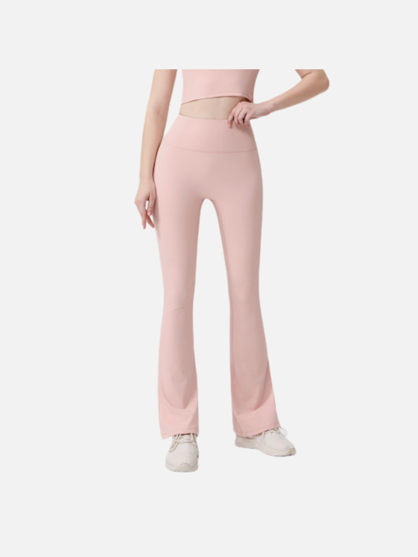 Women's High-Waist Split Flare Yoga Pants - Lulualo
