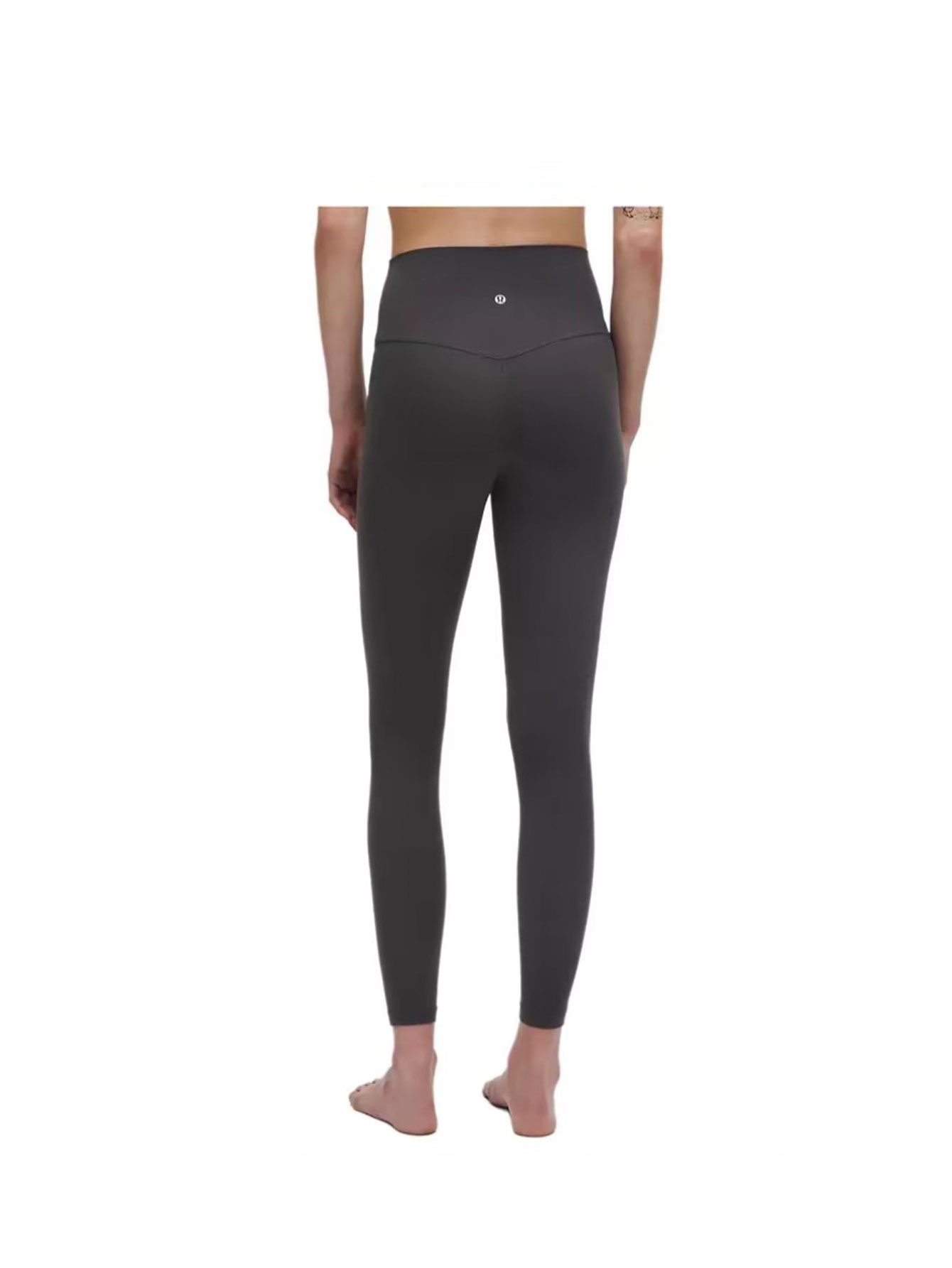 [Fast Ship From US Warehouse]Women High Waist Button Detail Yoga Leggings - Lulualo