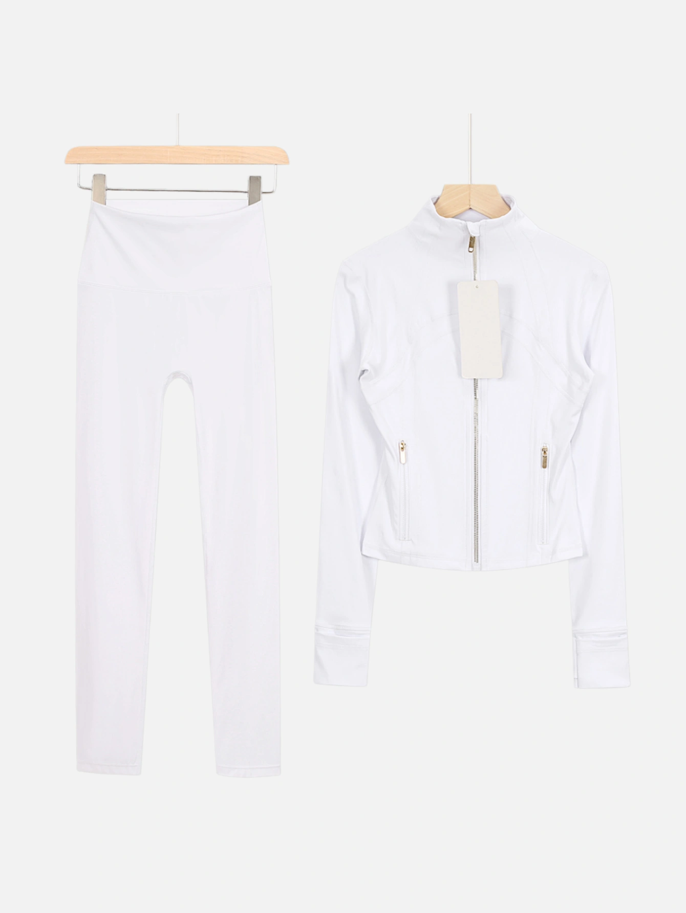 lululemon Cropped Zip-Up Jacket & High-Waist Slim Pants 2-Piece Set - Lulualo