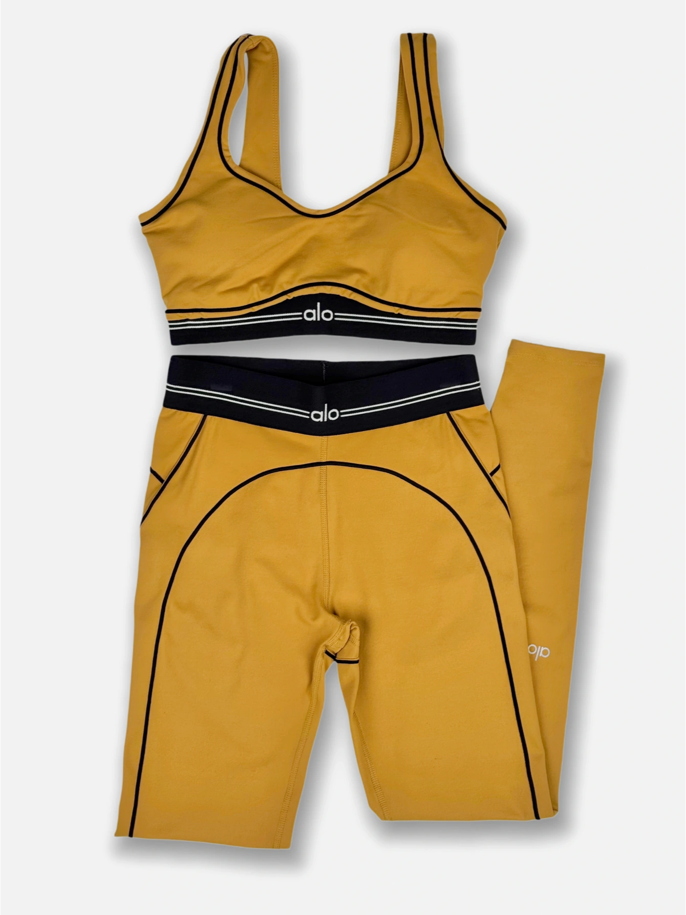 Women's High Waist Yoga Leggings & Sports Bra Set - Lulualo