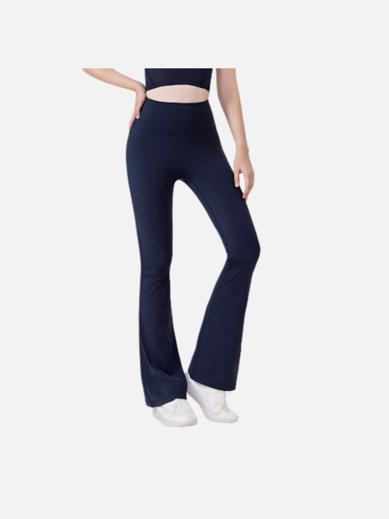 Women's High-Waist Split Flare Yoga Pants - Lulualo