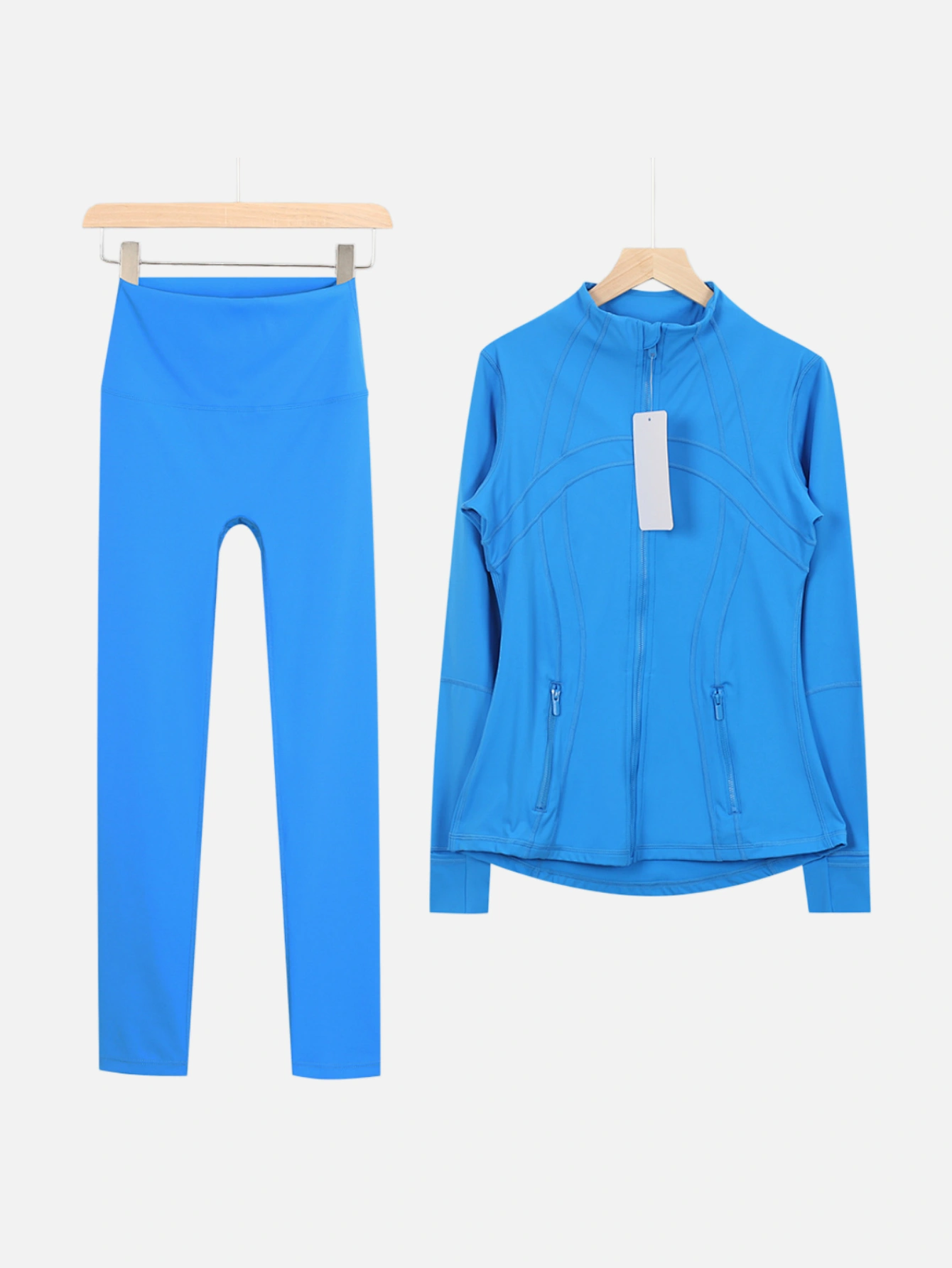 lululemon Zip-Up Jacket & High-Waist Slim Pants 2-Piece Set - Lulualo