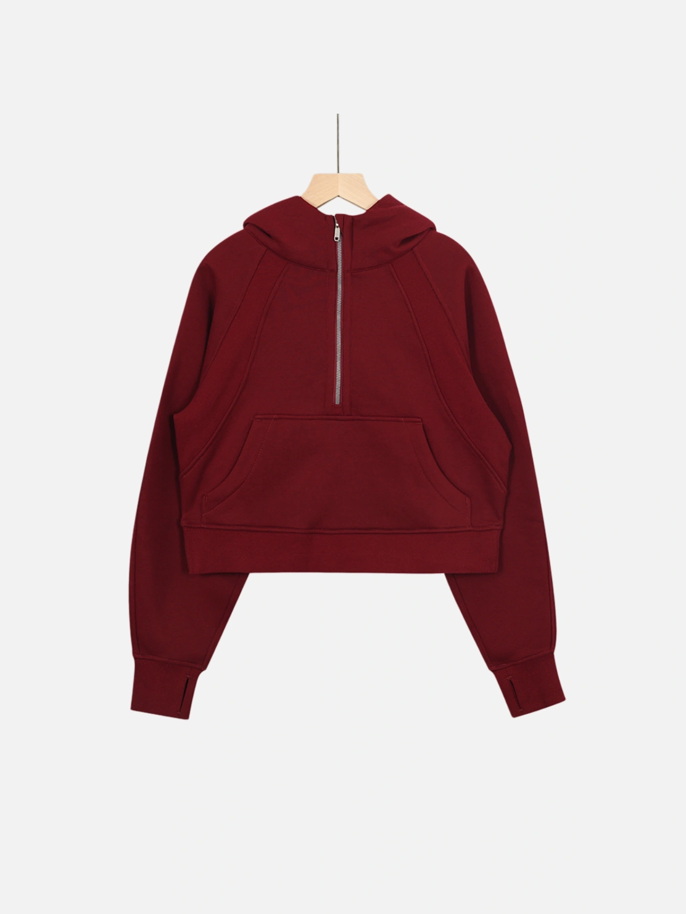 lululemon Cropped Half-Zip Hoodie - Lulualo