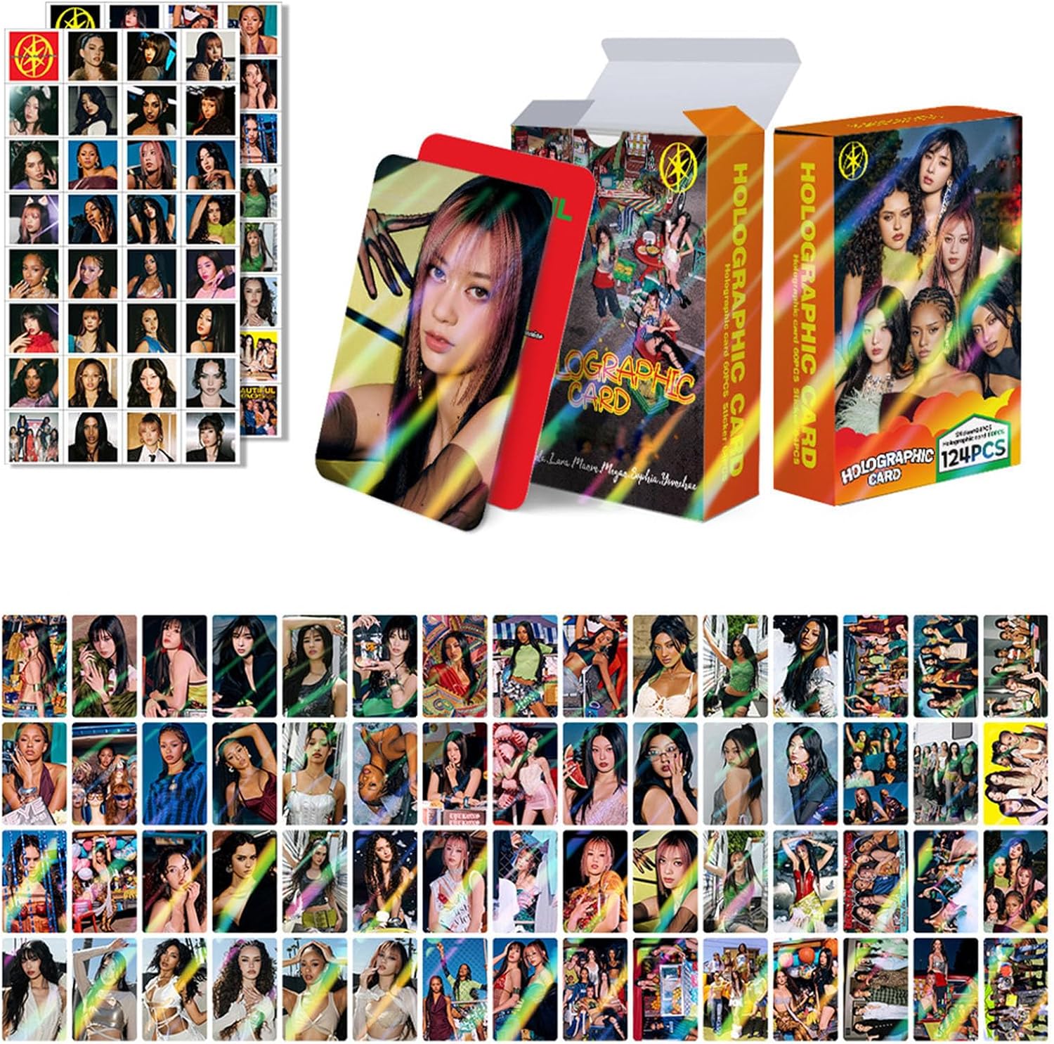 30Pcs Novel Idol Album Flash Lomo Cards - KATSEYE MERCH​