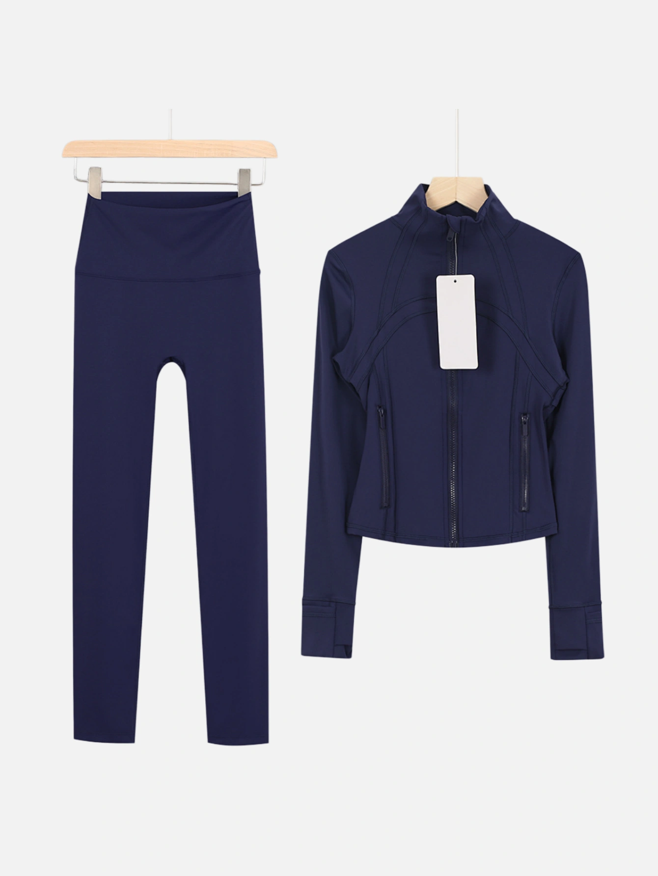 lululemon Cropped Zip-Up Jacket & High-Waist Slim Pants 2-Piece Set - Lulualo