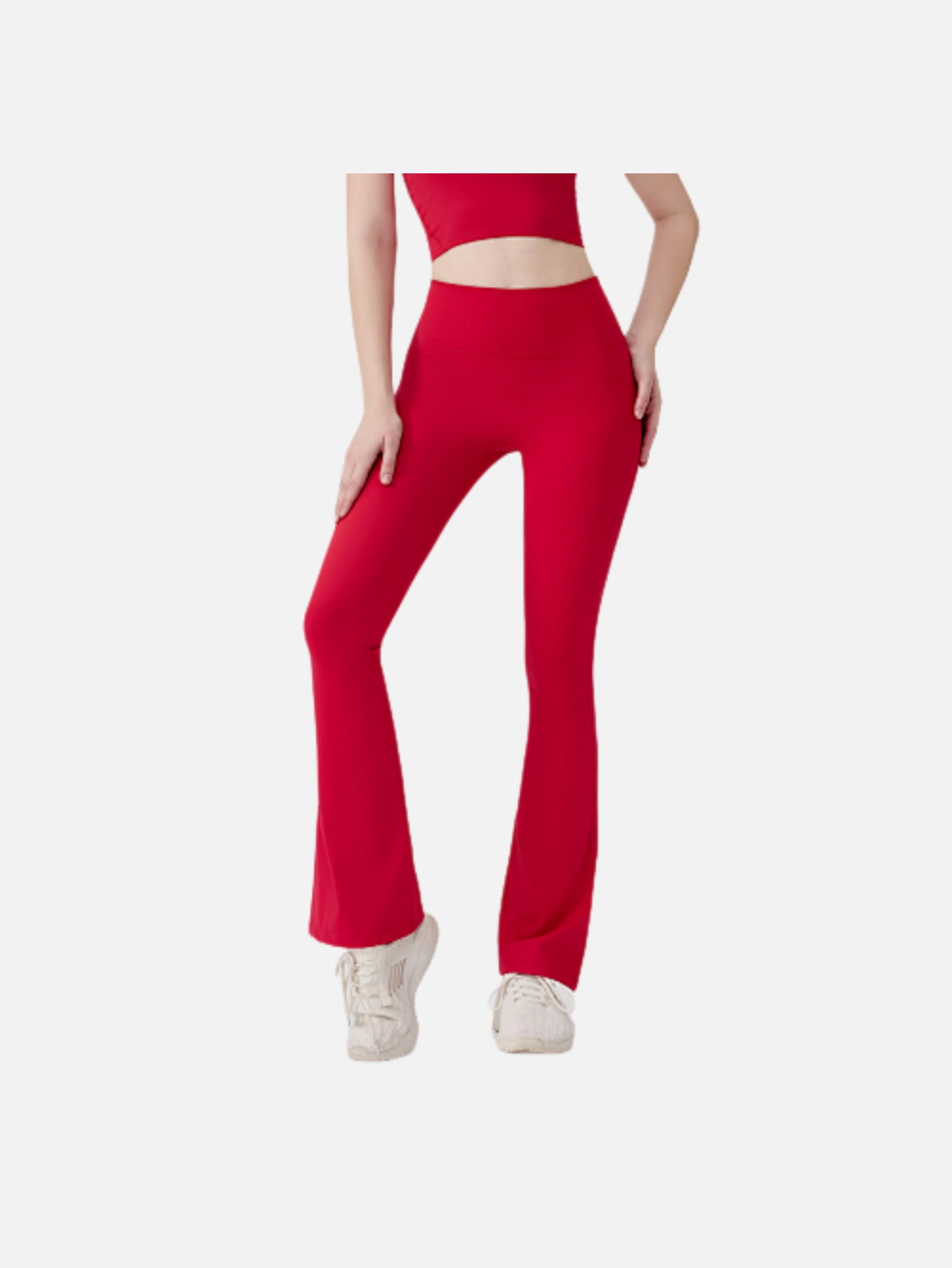 Women's High-Waist Split Flare Yoga Pants - Lulualo