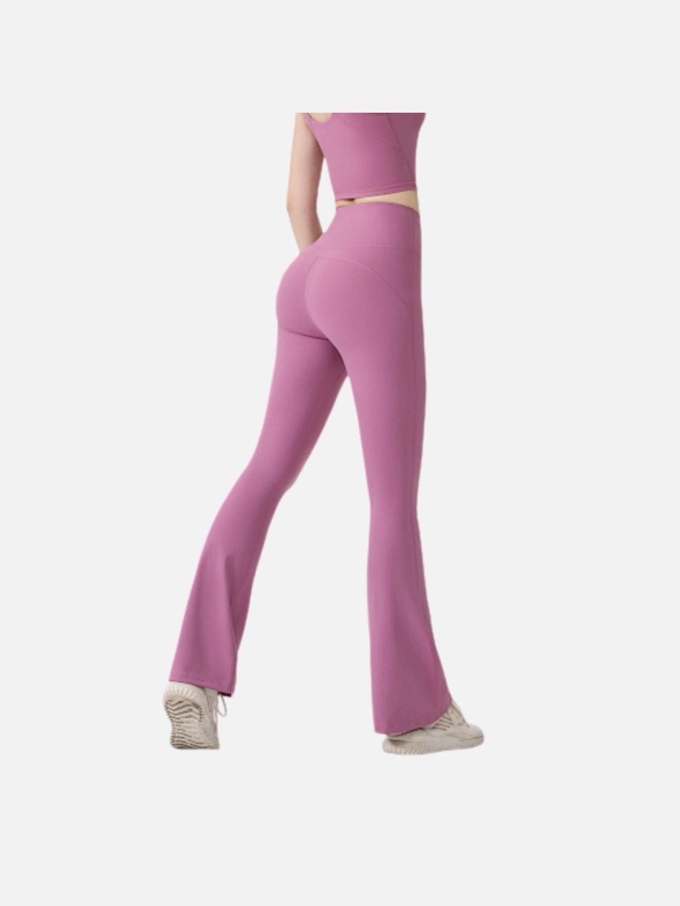 Women's High-Waist Split Flare Yoga Pants - Lulualo